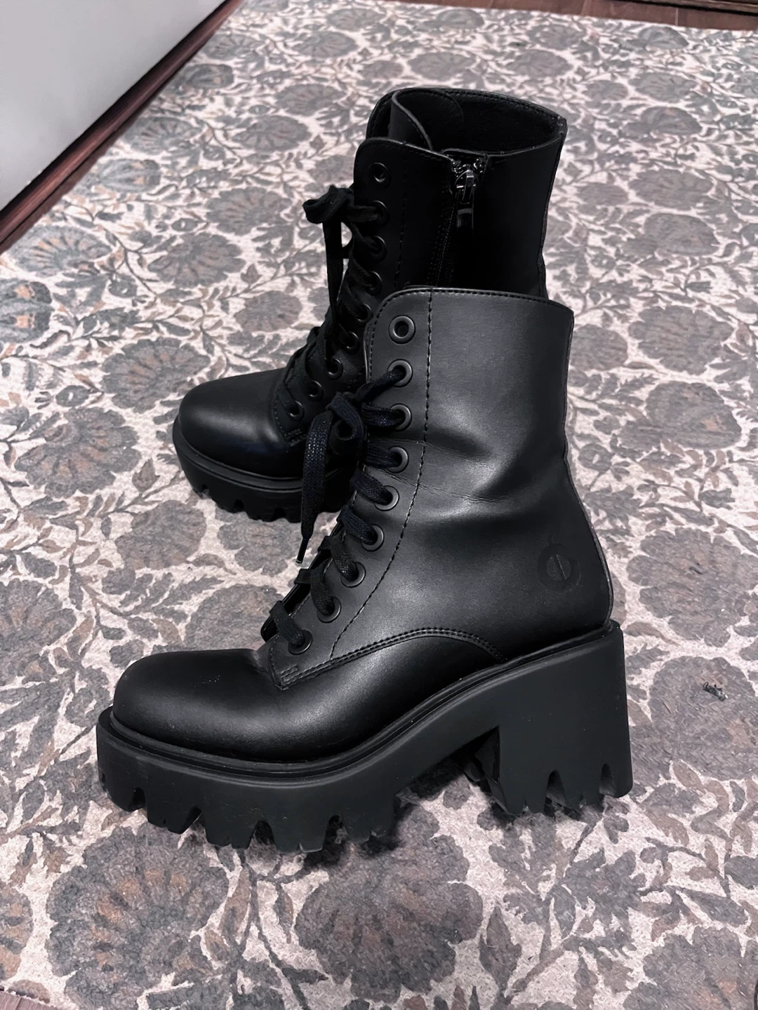 Dollskill Platform Lace-Up Combat Boots