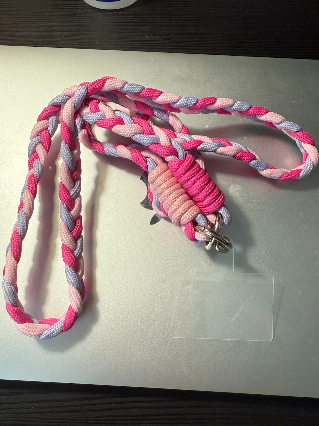 New Braided Lanyard with Phone Tab