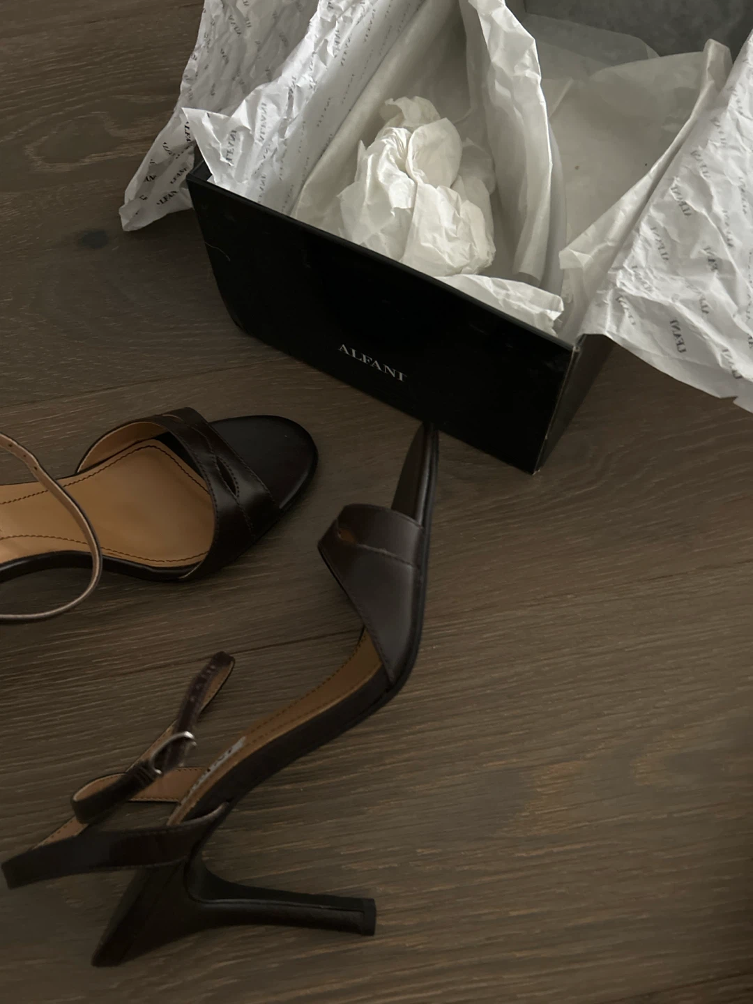 Alfani Women's Dark Brown Heeled Sandals - photo 2