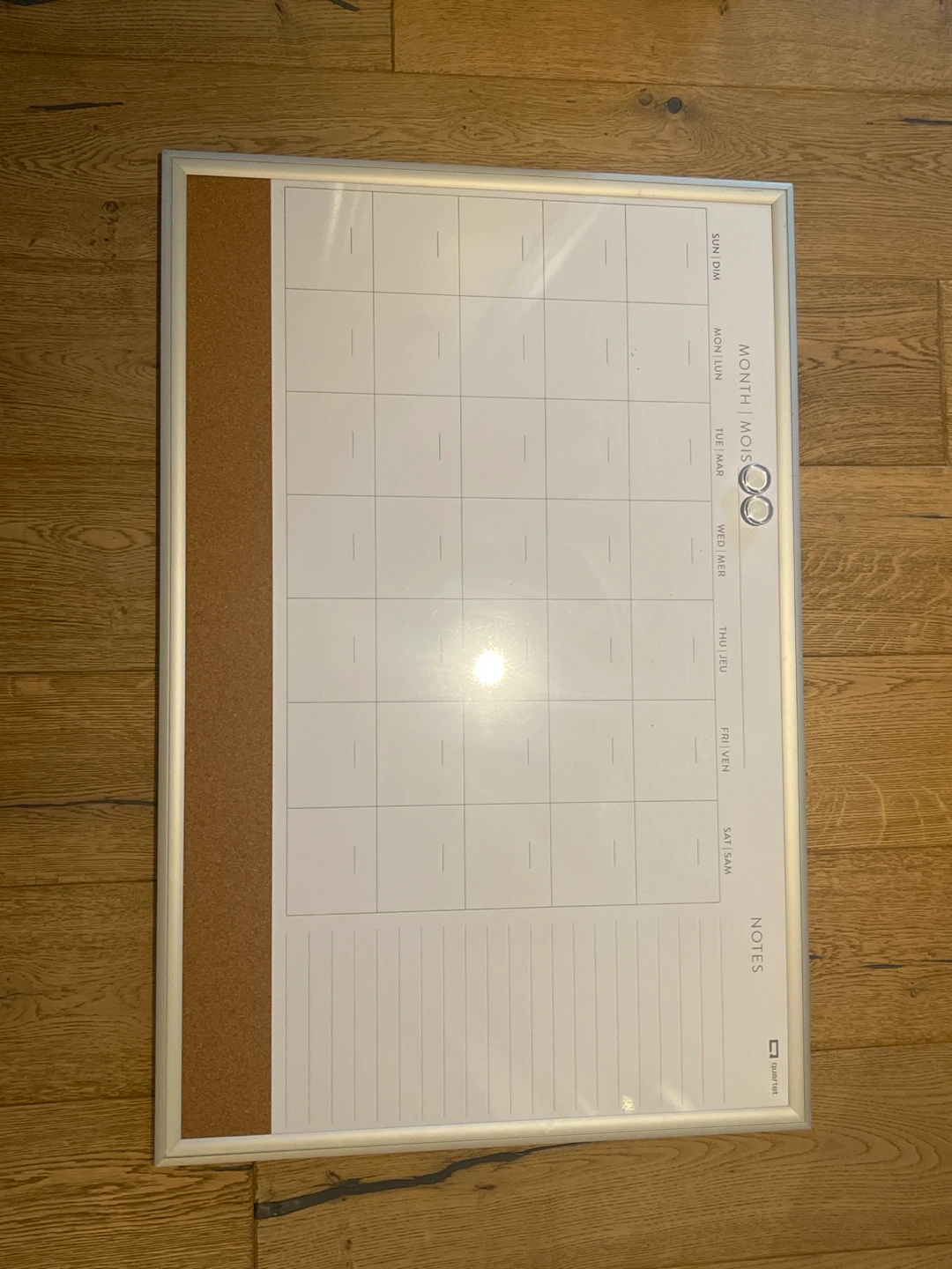 Magnetic board calendar