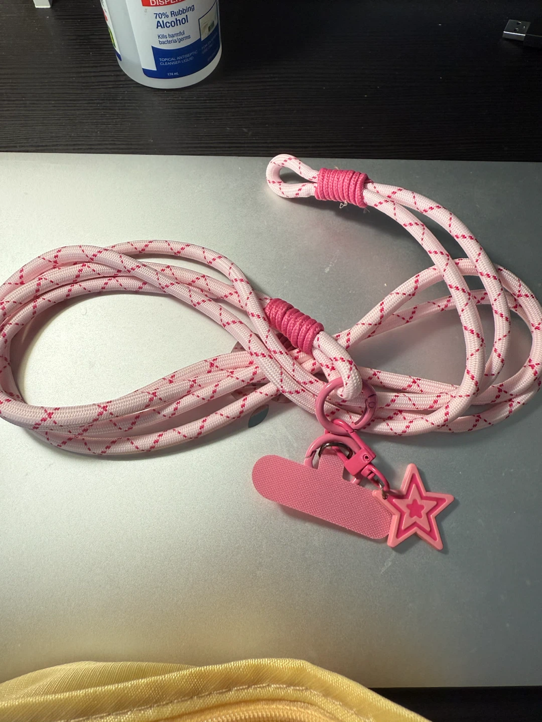 New Pink Phone Lanyard with Star Charm