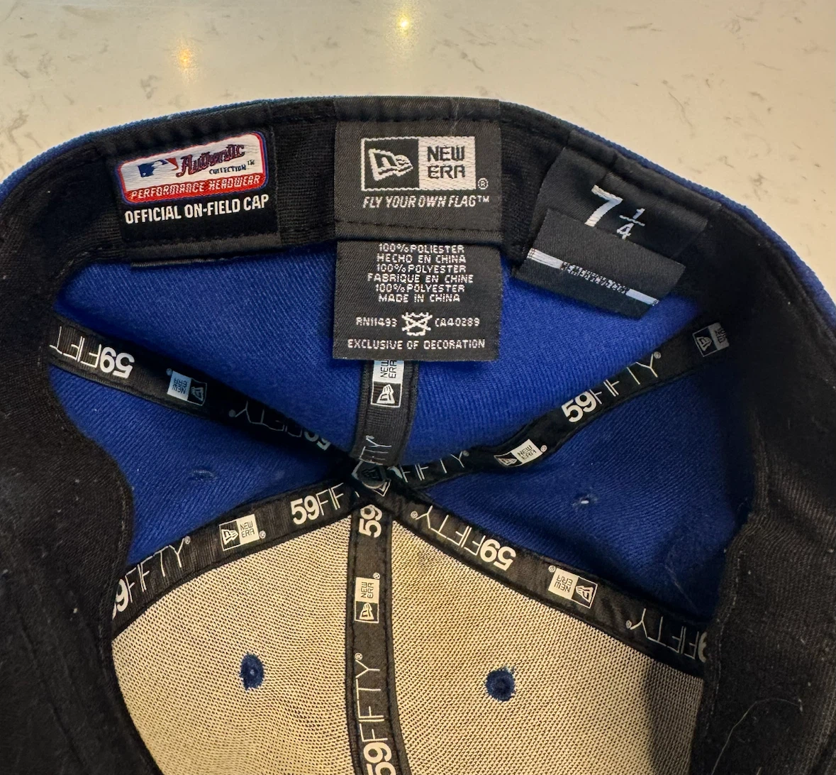 New Era Toronto Blue Jays Baseball Cap 7 1/4 - photo 3