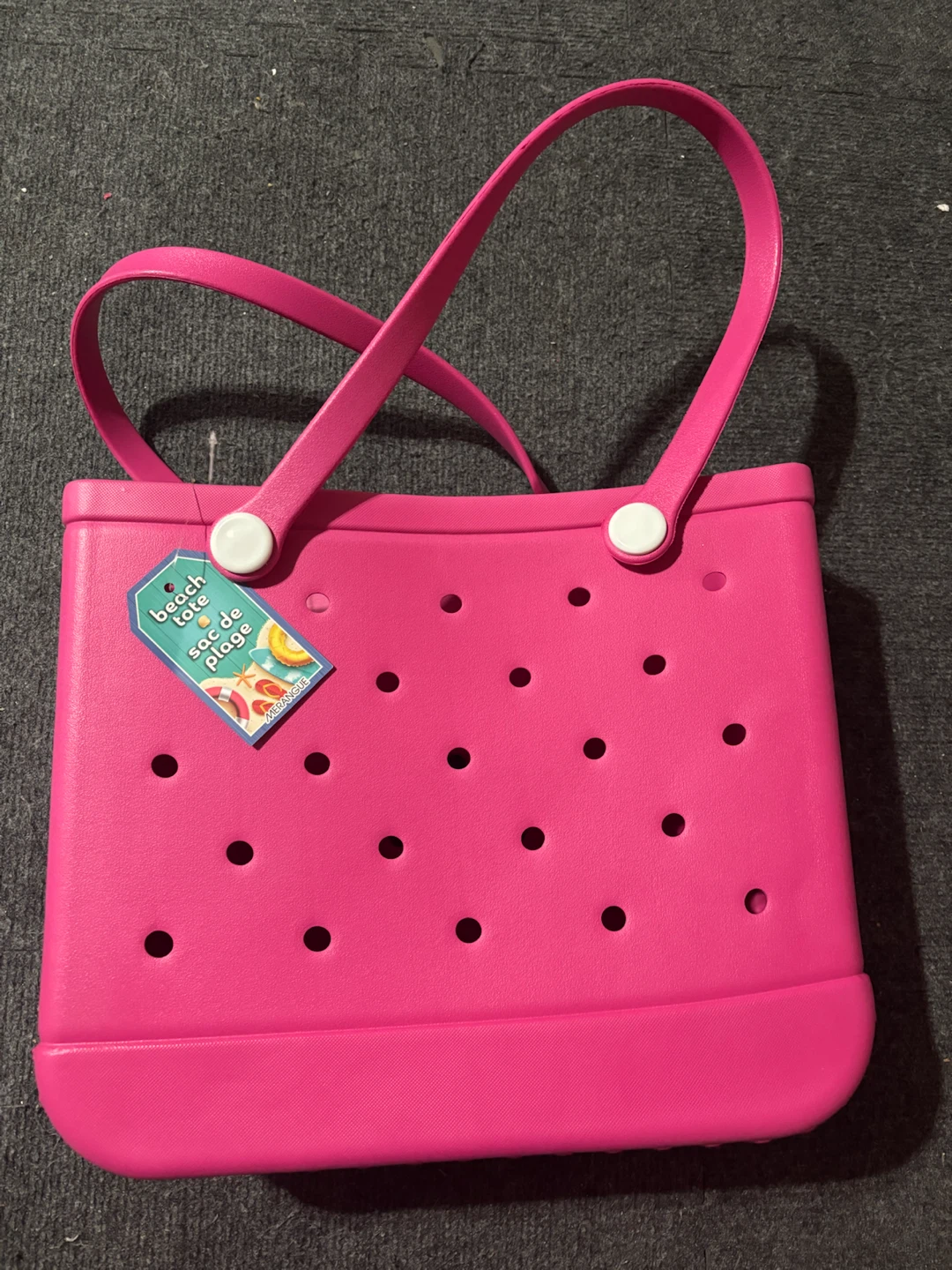 Pink Beach Tote Bag
