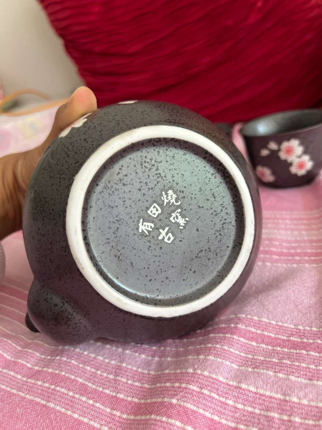 Japanese Style Tea Set with Cherry Blossom Design - photo 2