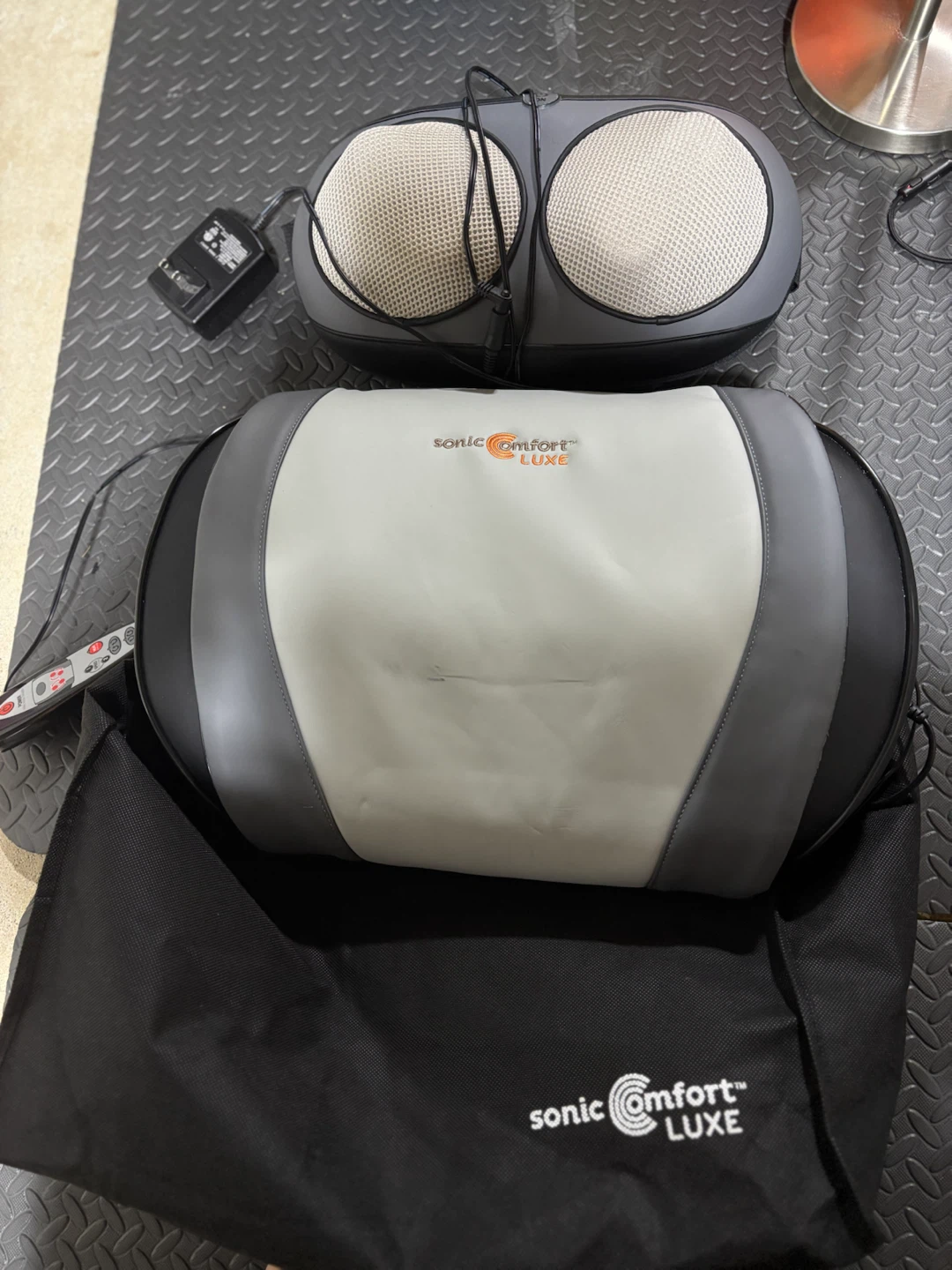 Sonic Comfort Luxe Massage Pillow with Bag