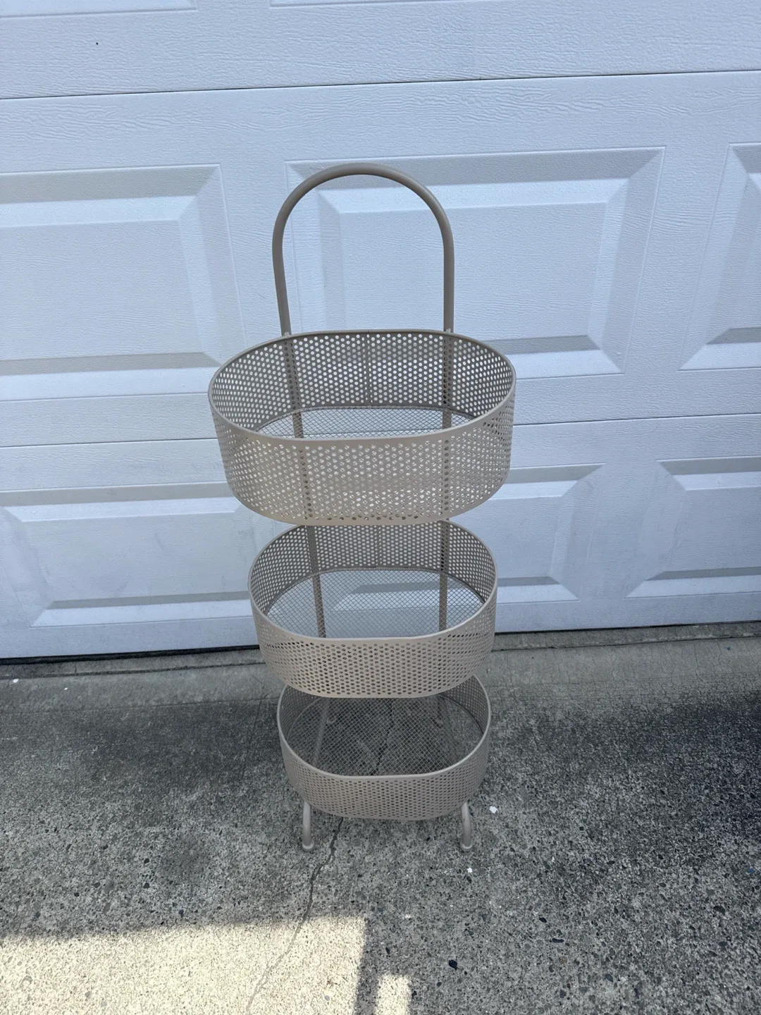 3-Tier Round Storage Cart