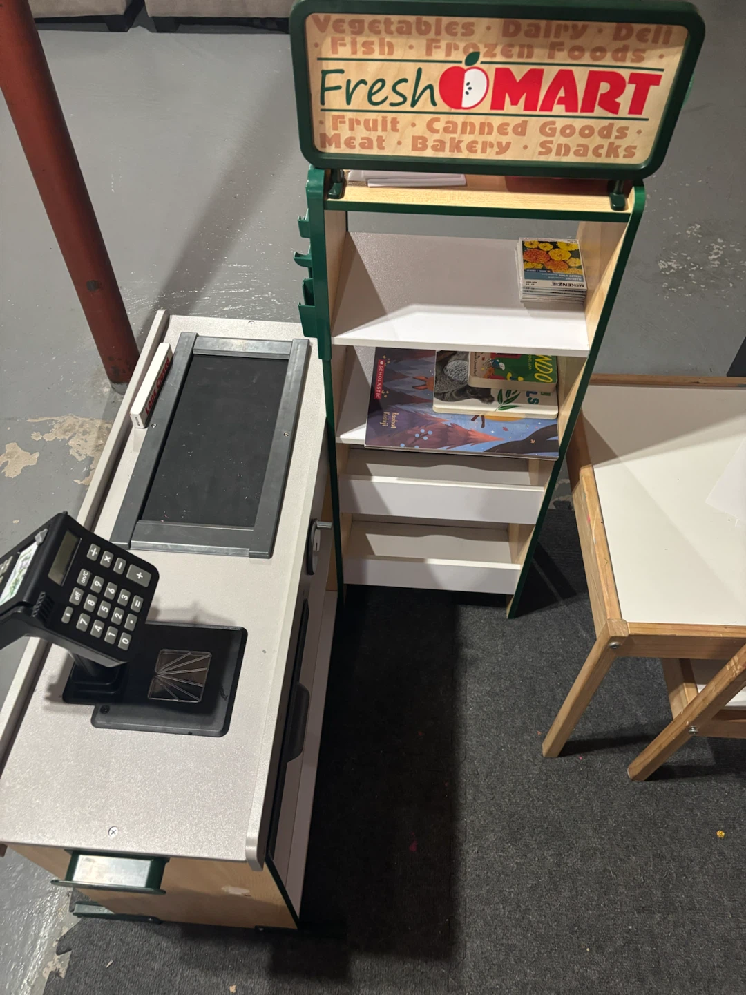 Fresh Mart Play Grocery Store Cash Register Stand - photo 2