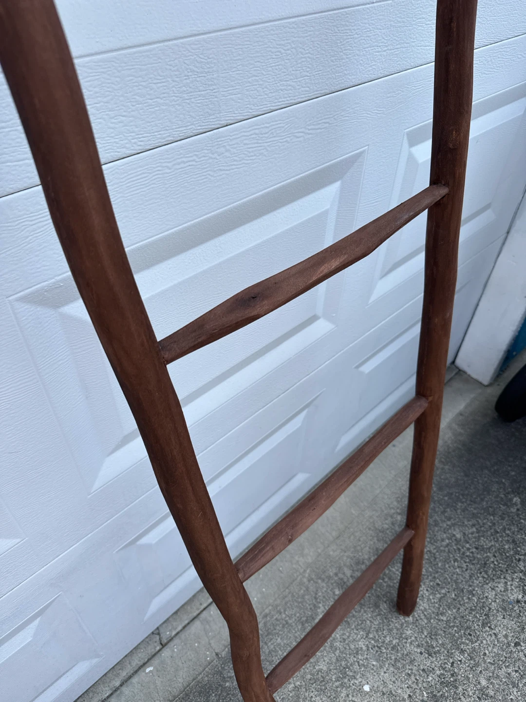 Rustic Wooden Blanket Ladder - photo 2