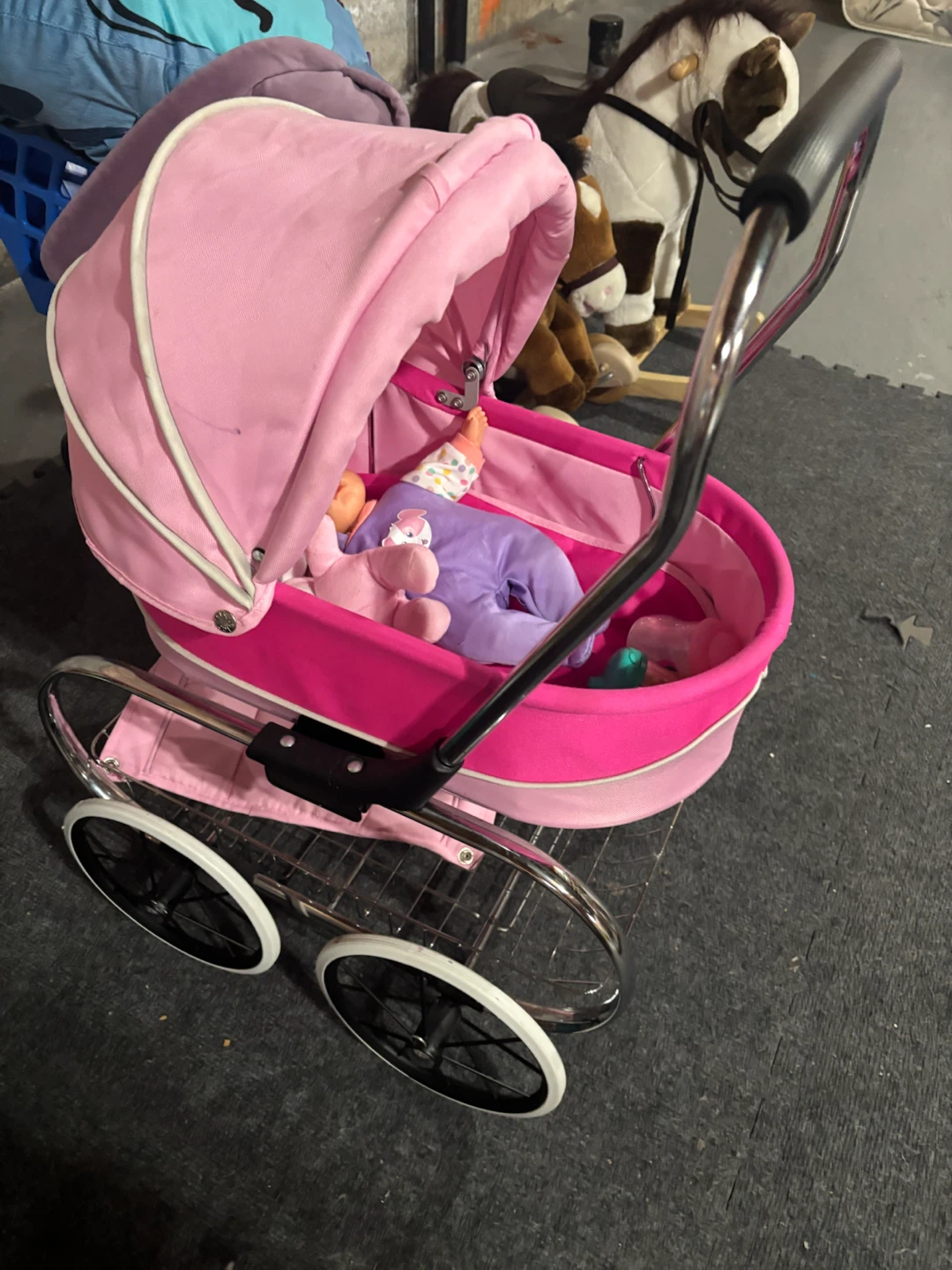 Pink Doll Stroller