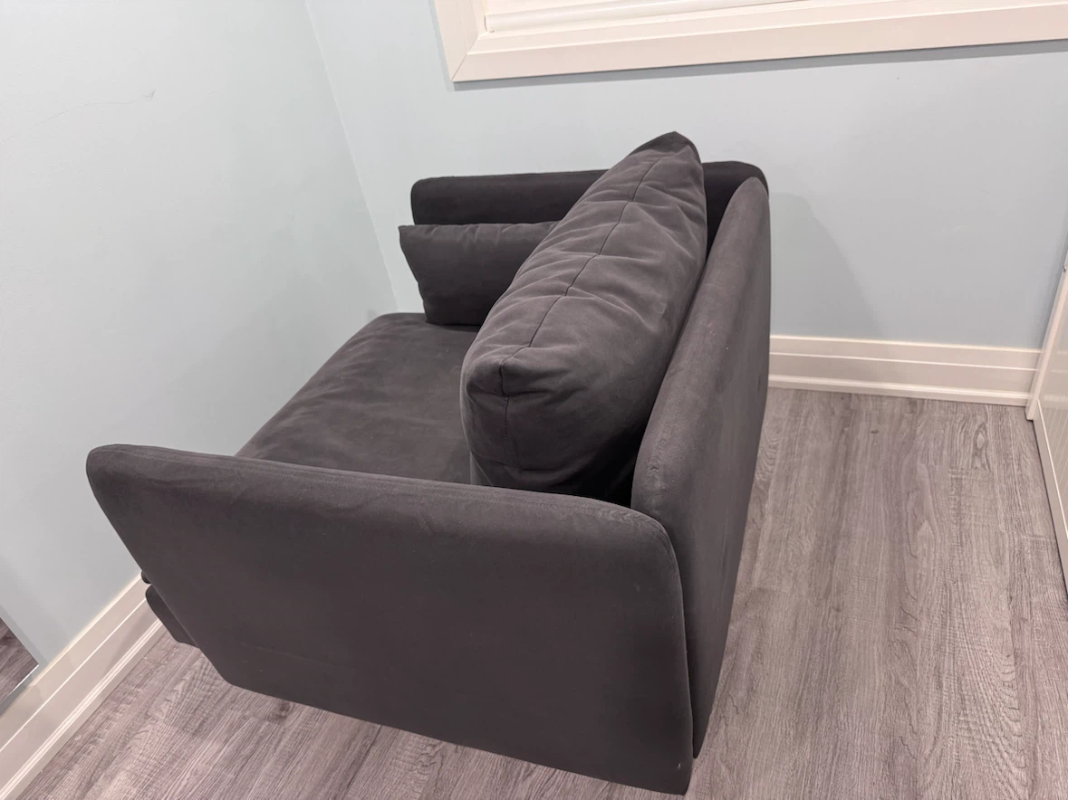 Modern Oversized Accent Chair – Dark Gray - photo 5