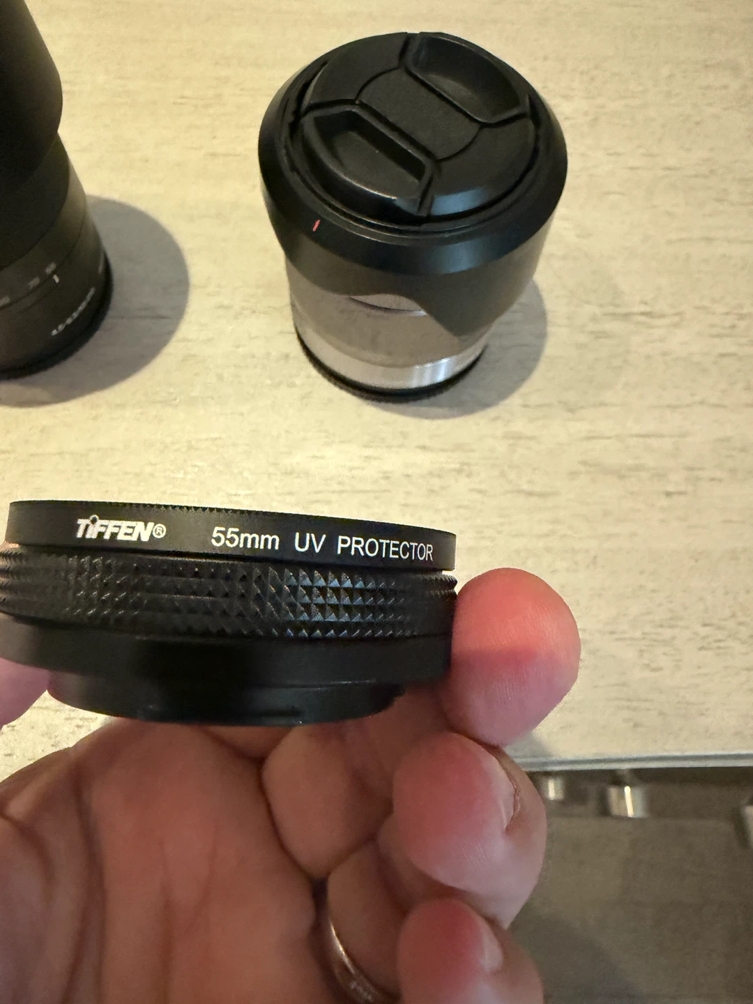 Sony E 18-55mm and Sony E 55-210mm and Tiffen 55mm 3 lens - photo 5
