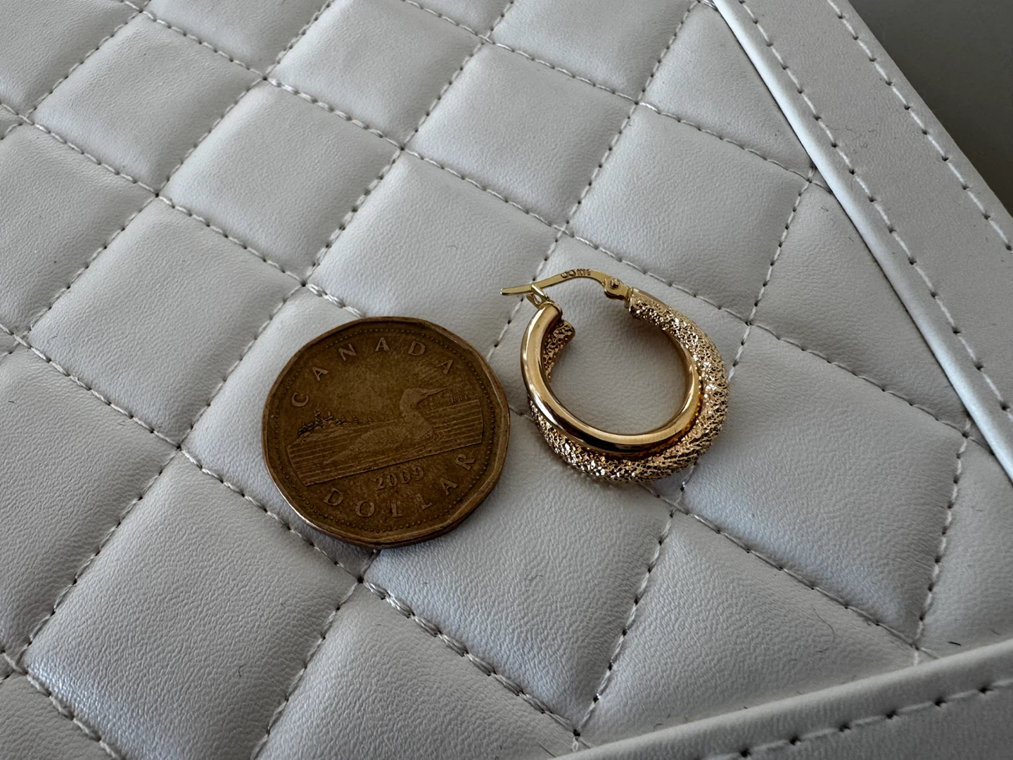 18K Double Hoop earrings - photo 3