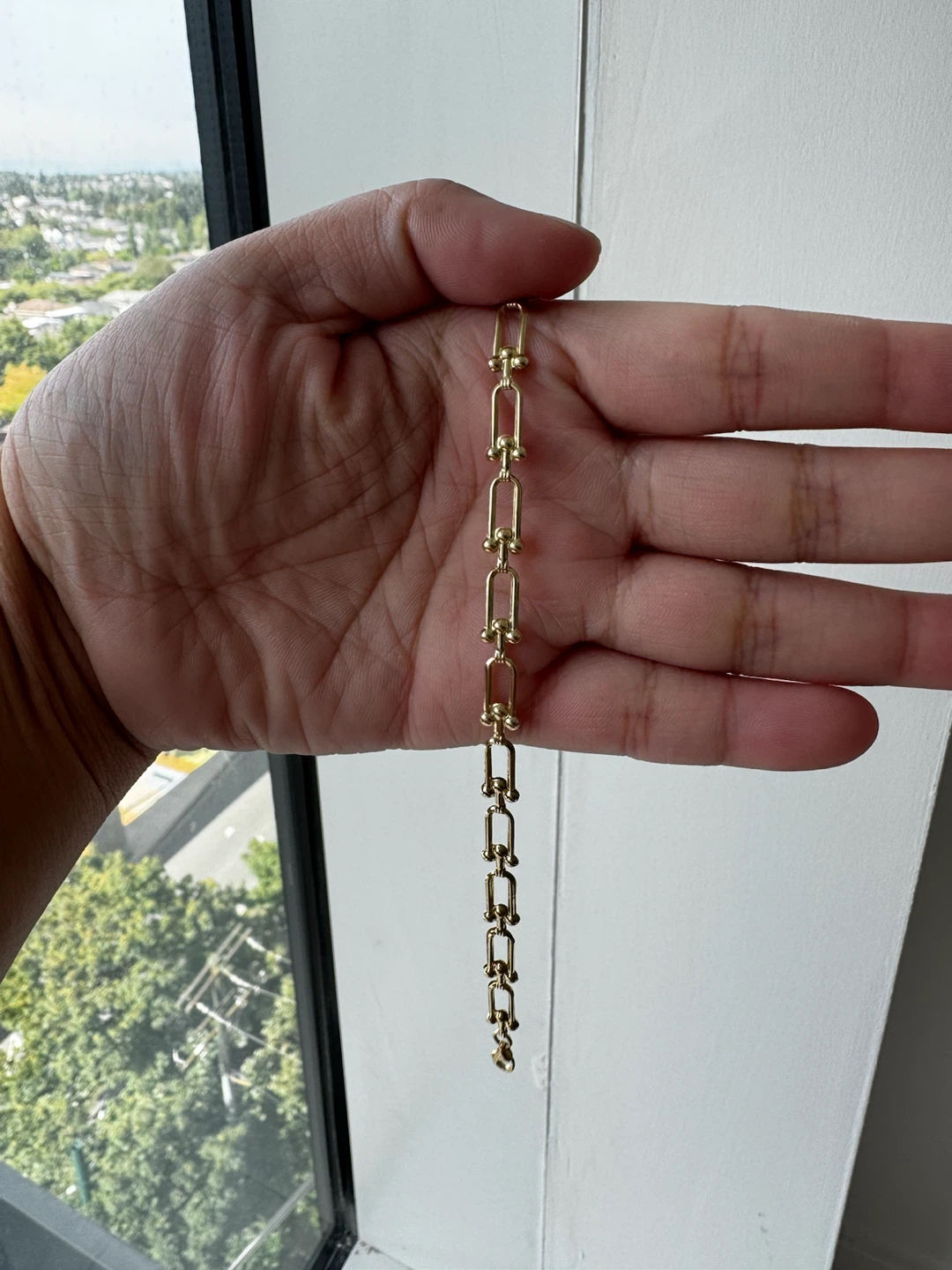 18K Hardware Bracelet size 7 - photo 2