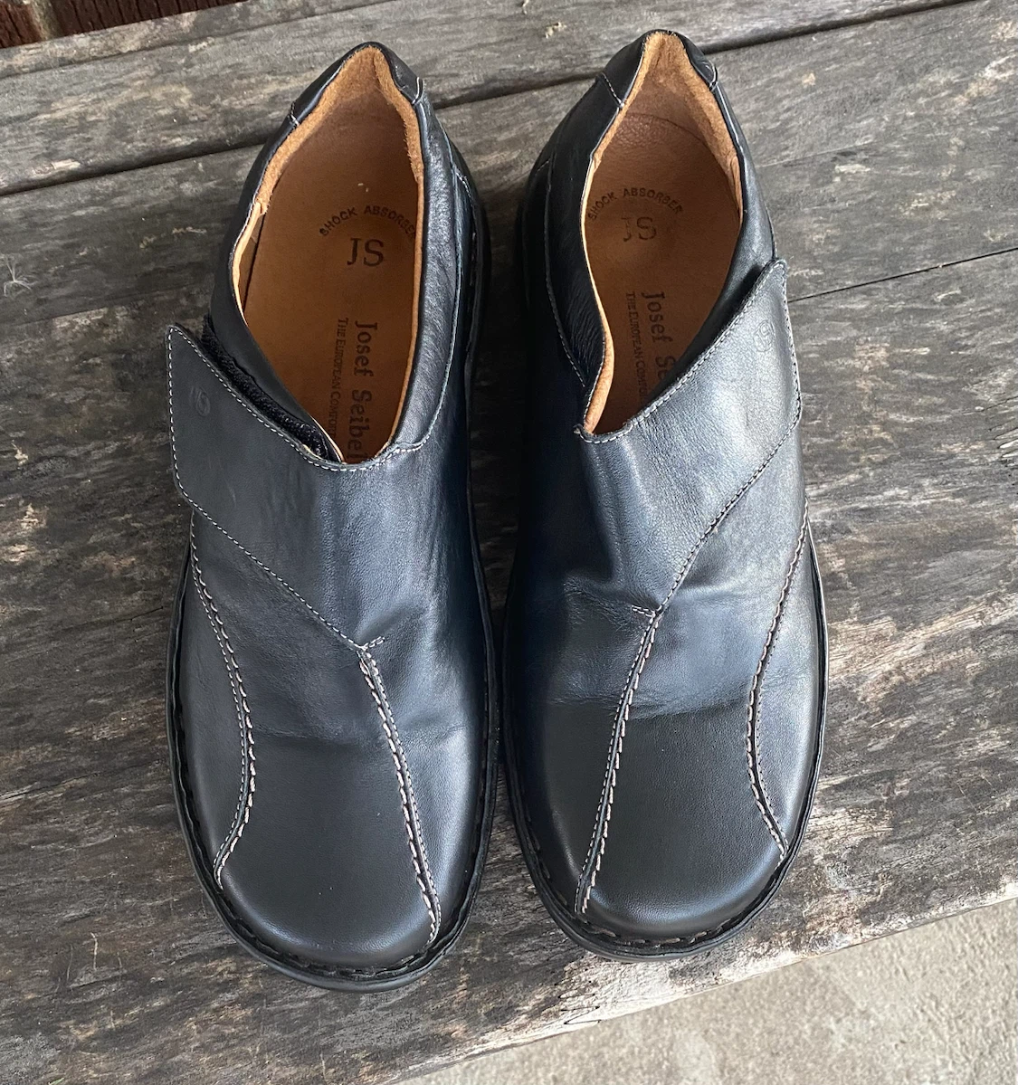 Josef Seibel Leather Women’s Loafers Shoes, Size 41 NEW