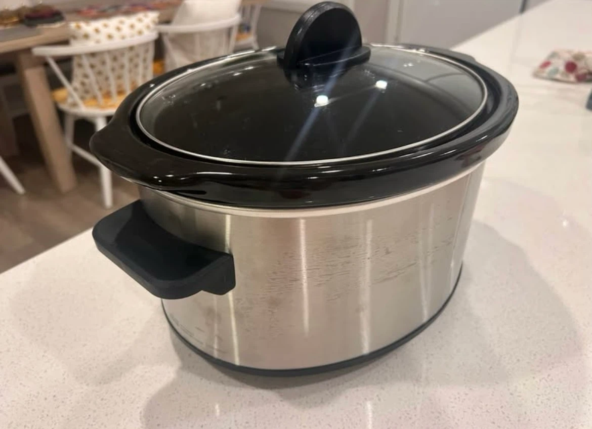 PC Stainless Steel Slow Cooker with Glass Lid - photo 2