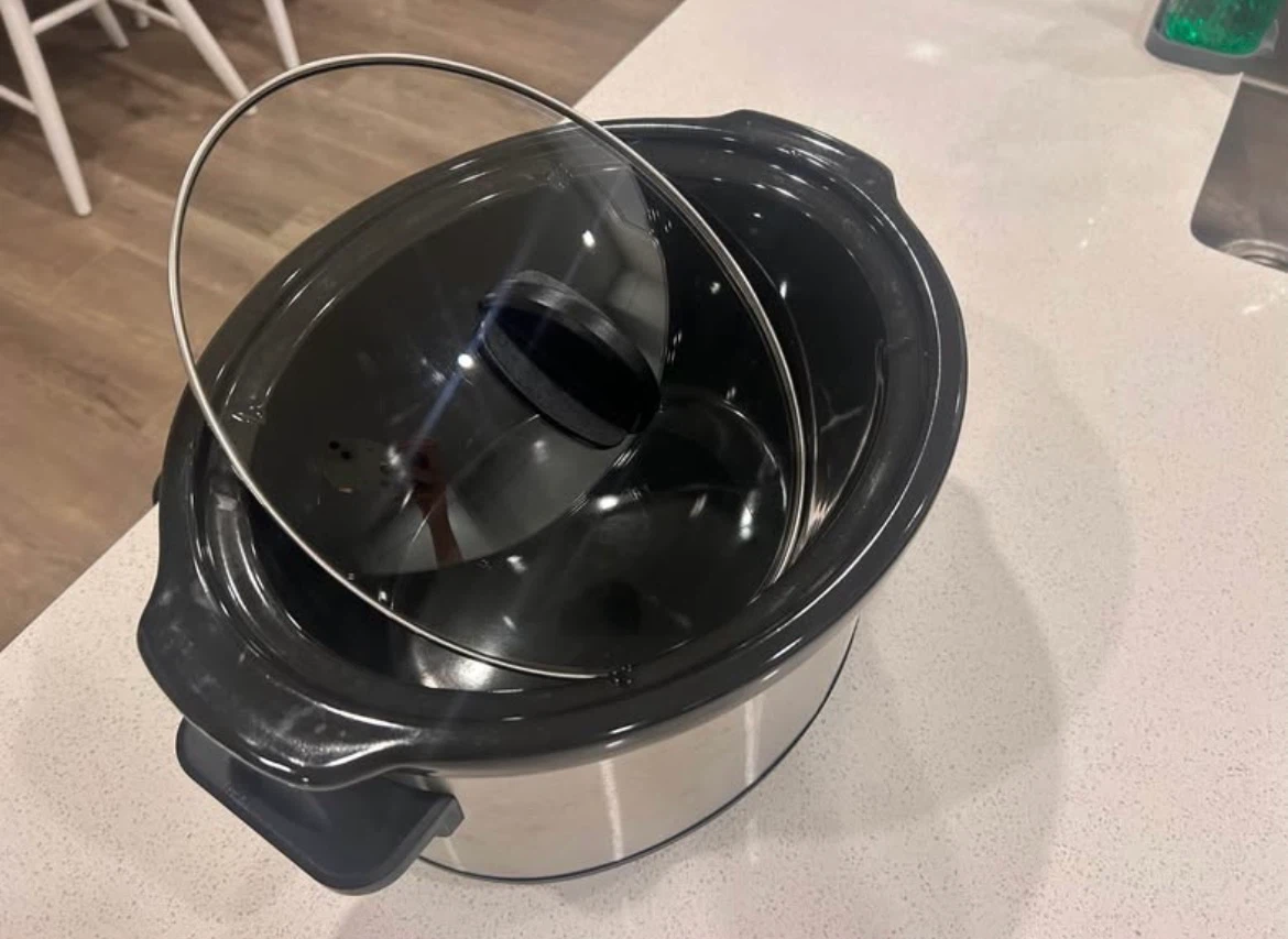 PC Stainless Steel Slow Cooker with Glass Lid - photo 3