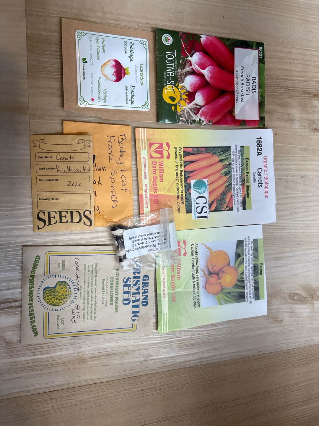 Assorted Vegetable and Flower Seeds