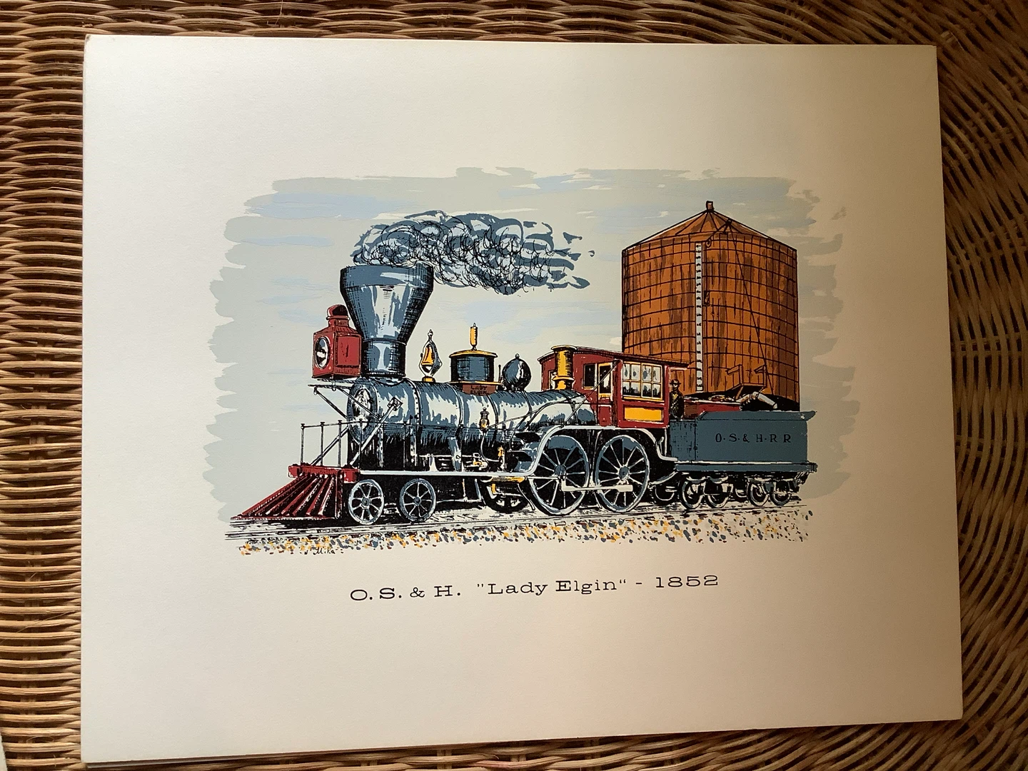 10 Hd Coloured Signed Prints of Historic Cdn Locomotives 🐞 - photo 3