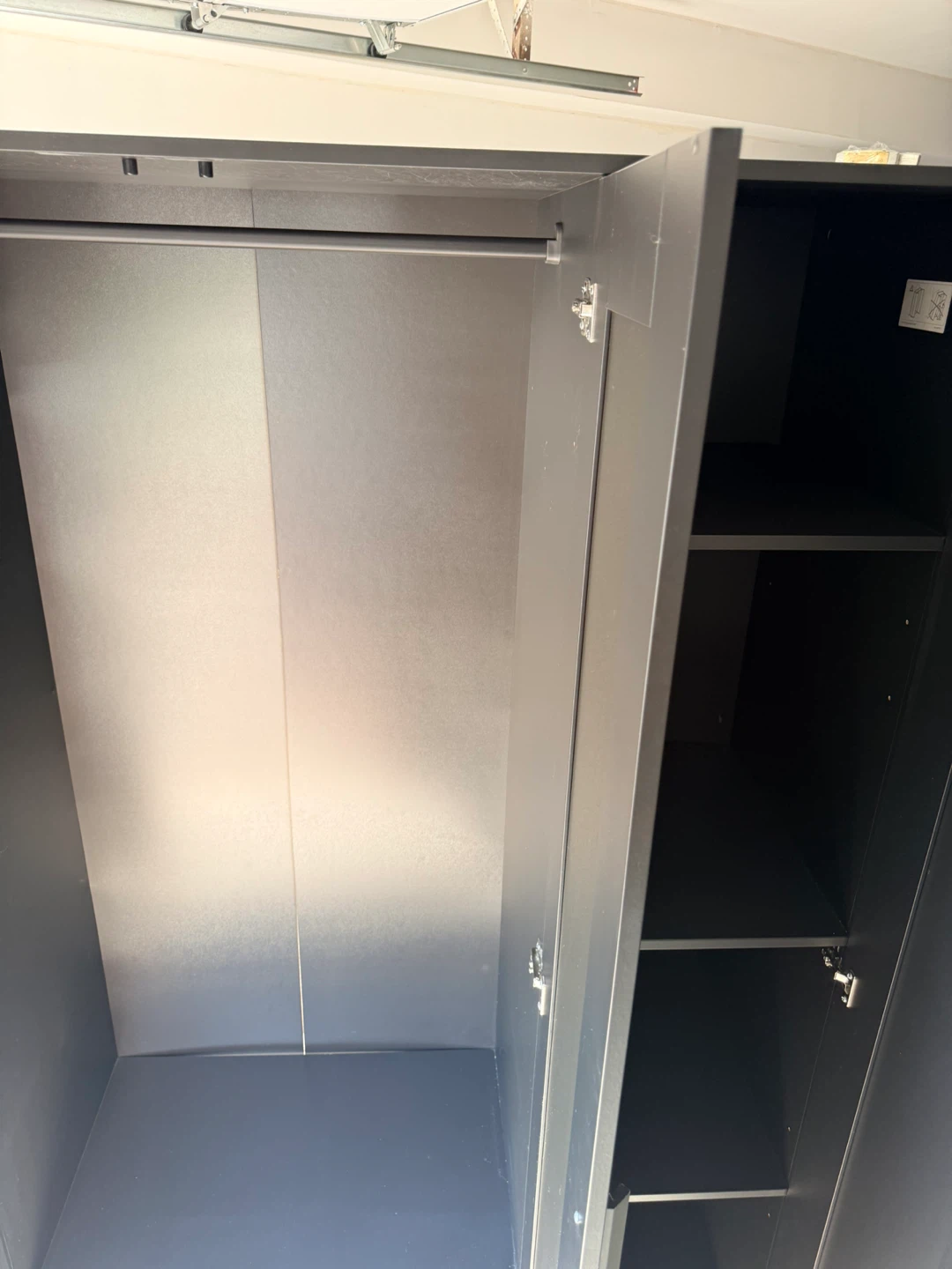 Ikea Brimnes 3 Door Wardrobe Black - photo 4