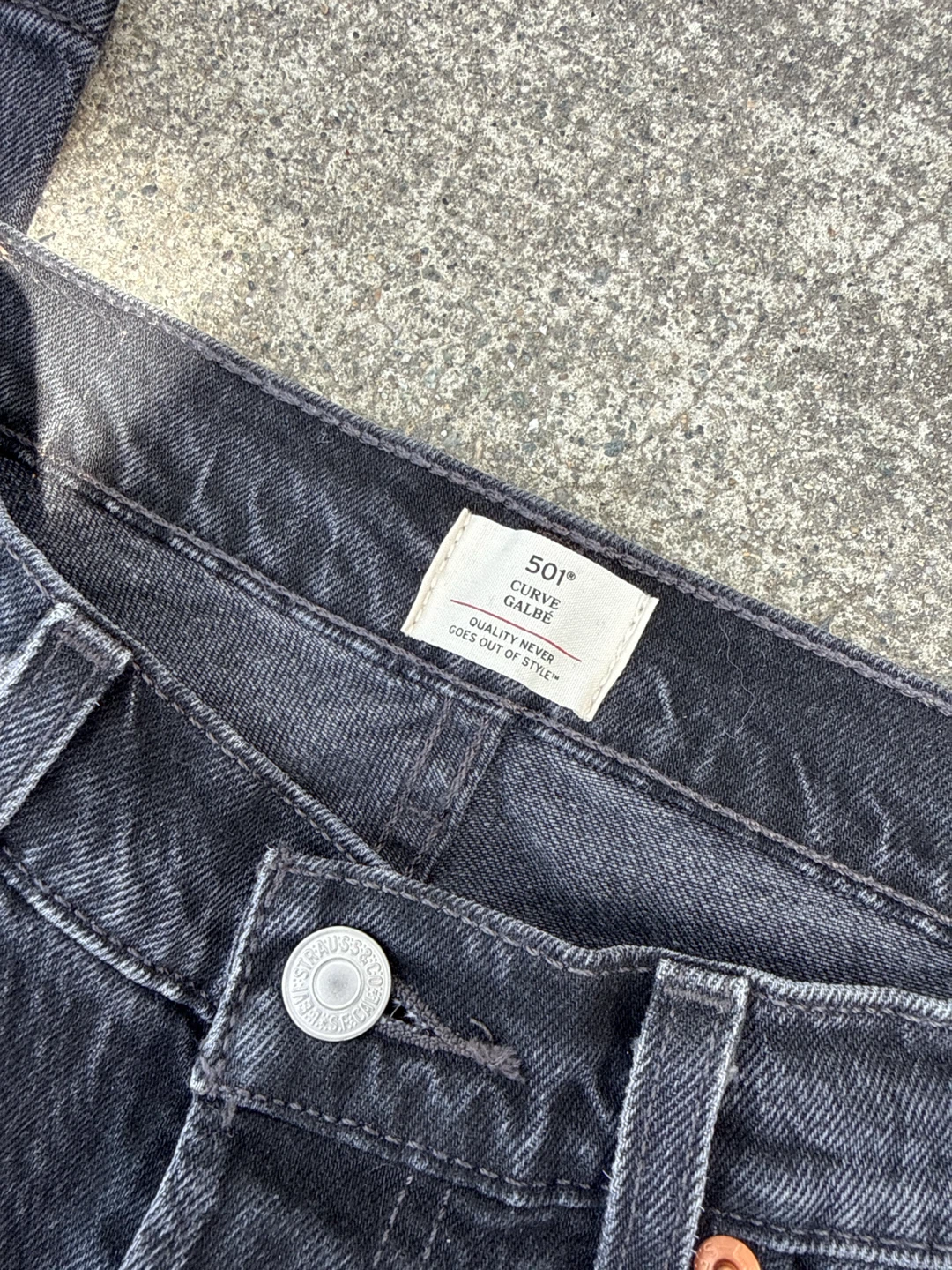 WOMANS Levi's 501 Curve Jean - Black - photo 2