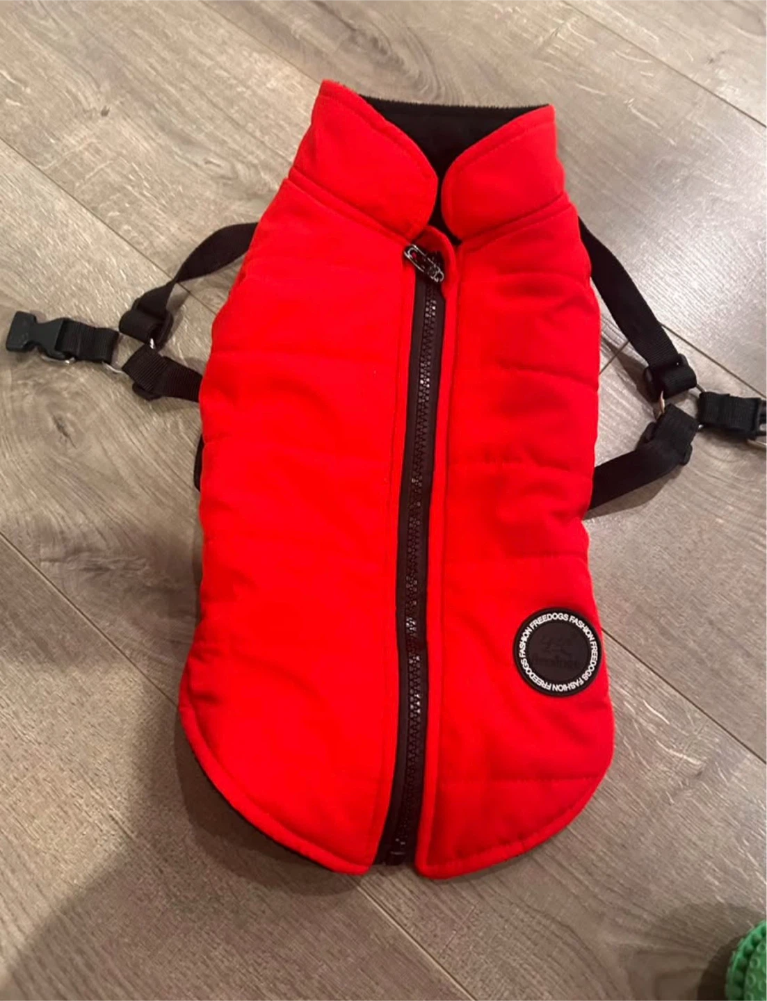Red Dog Vest, booties, and toys etc - photo 2