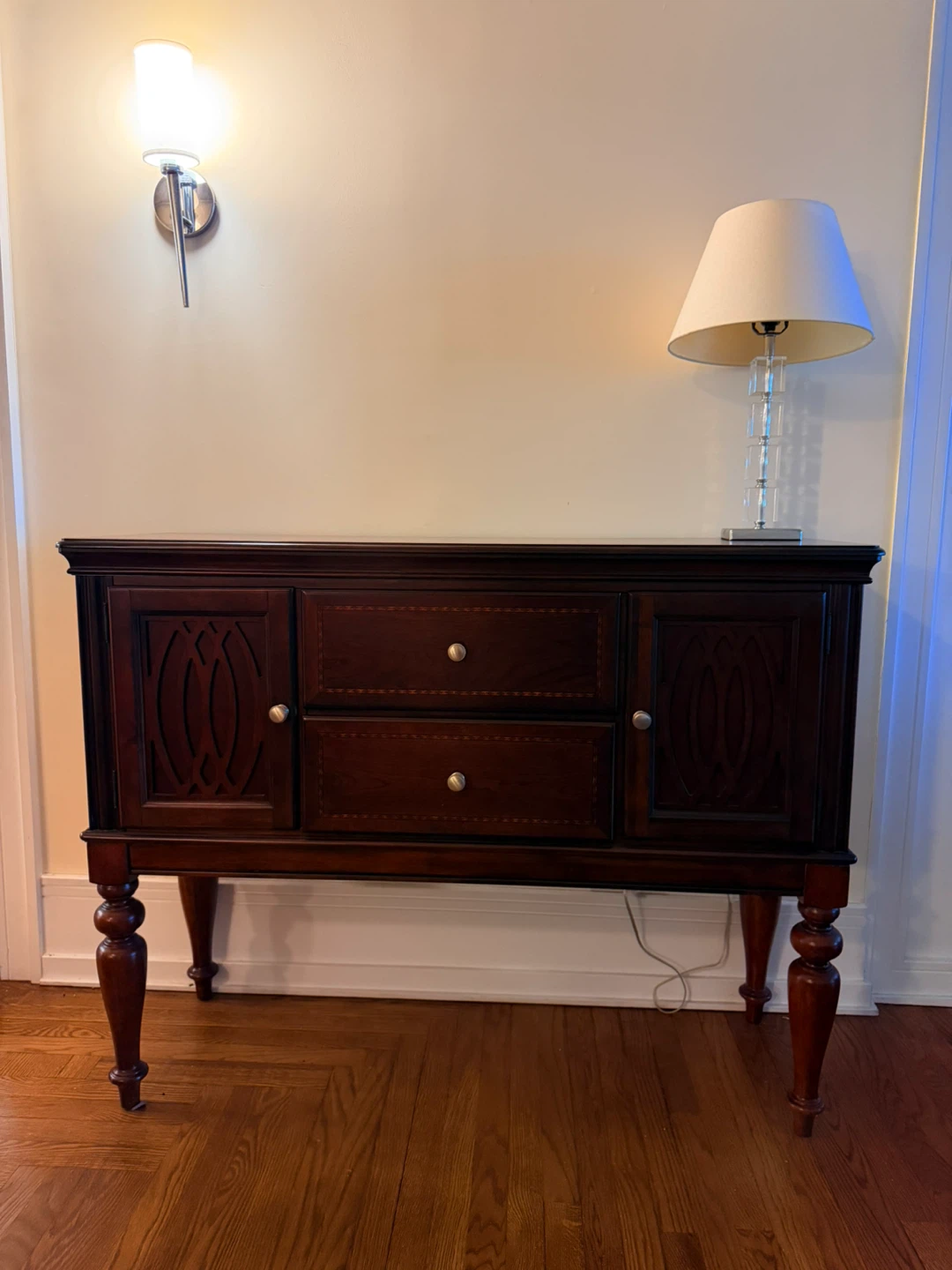 Dark Wood Sideboard Cabinet
