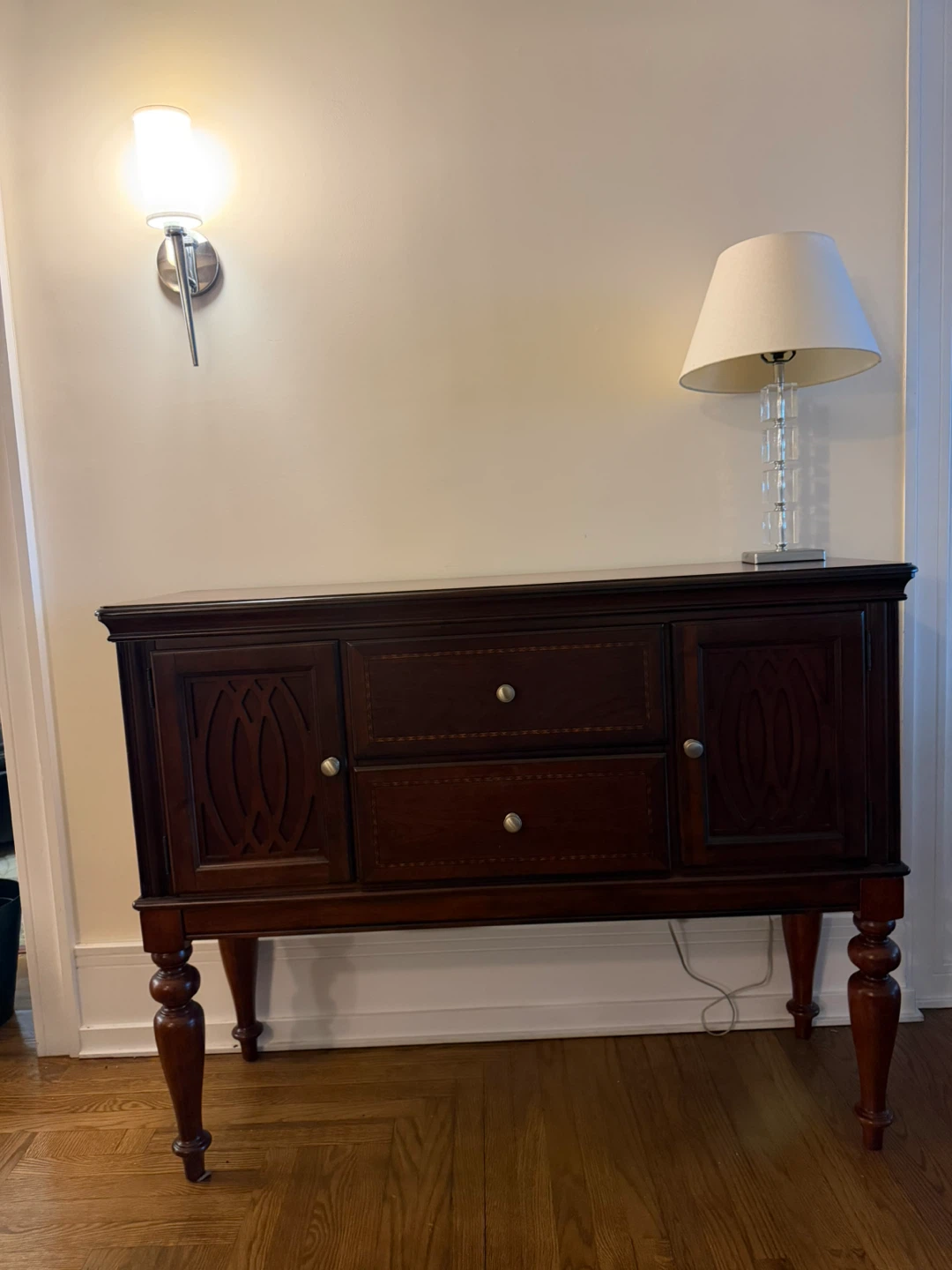 Dark Wood Sideboard Cabinet - photo 2