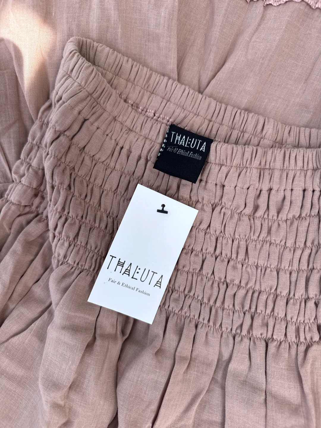 THALUTA women's linen blend blouse and skirt set - photo 2