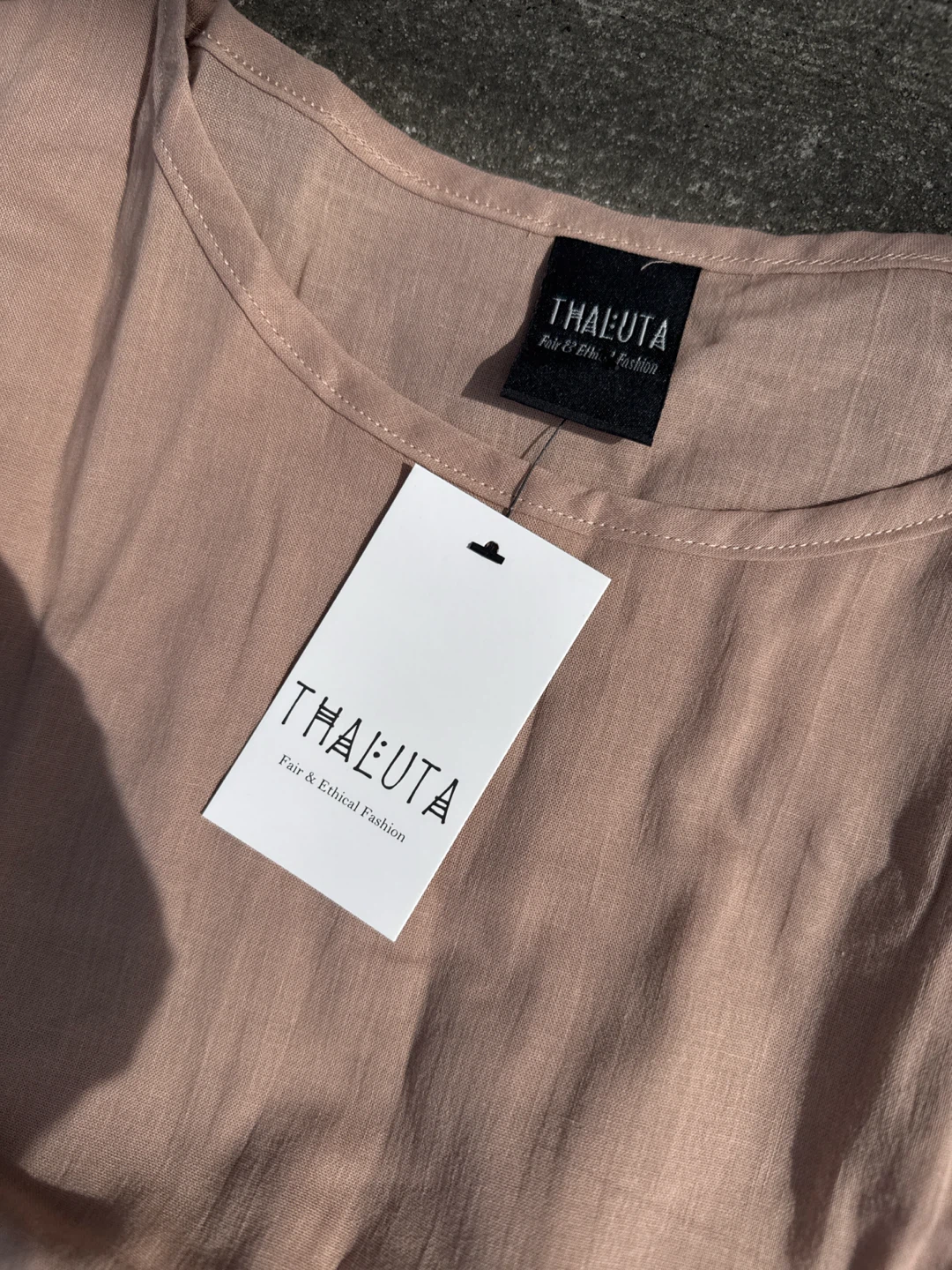 THALUTA women's linen blend blouse and skirt set - photo 4