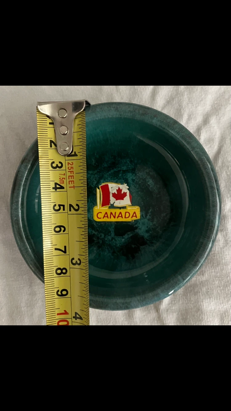 Trade: Blue Mountain Pottery Small Teal Dish 🏺💙💚🤎🖤🇨🇦 - photo 4