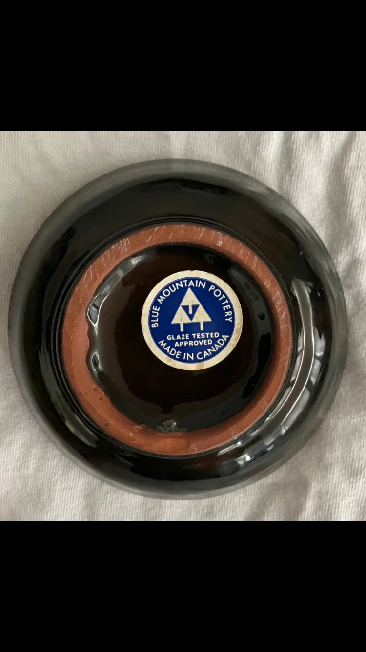 Trade: Blue Mountain Pottery Small Teal Dish 🏺💙💚🤎🖤🇨🇦 - photo 5