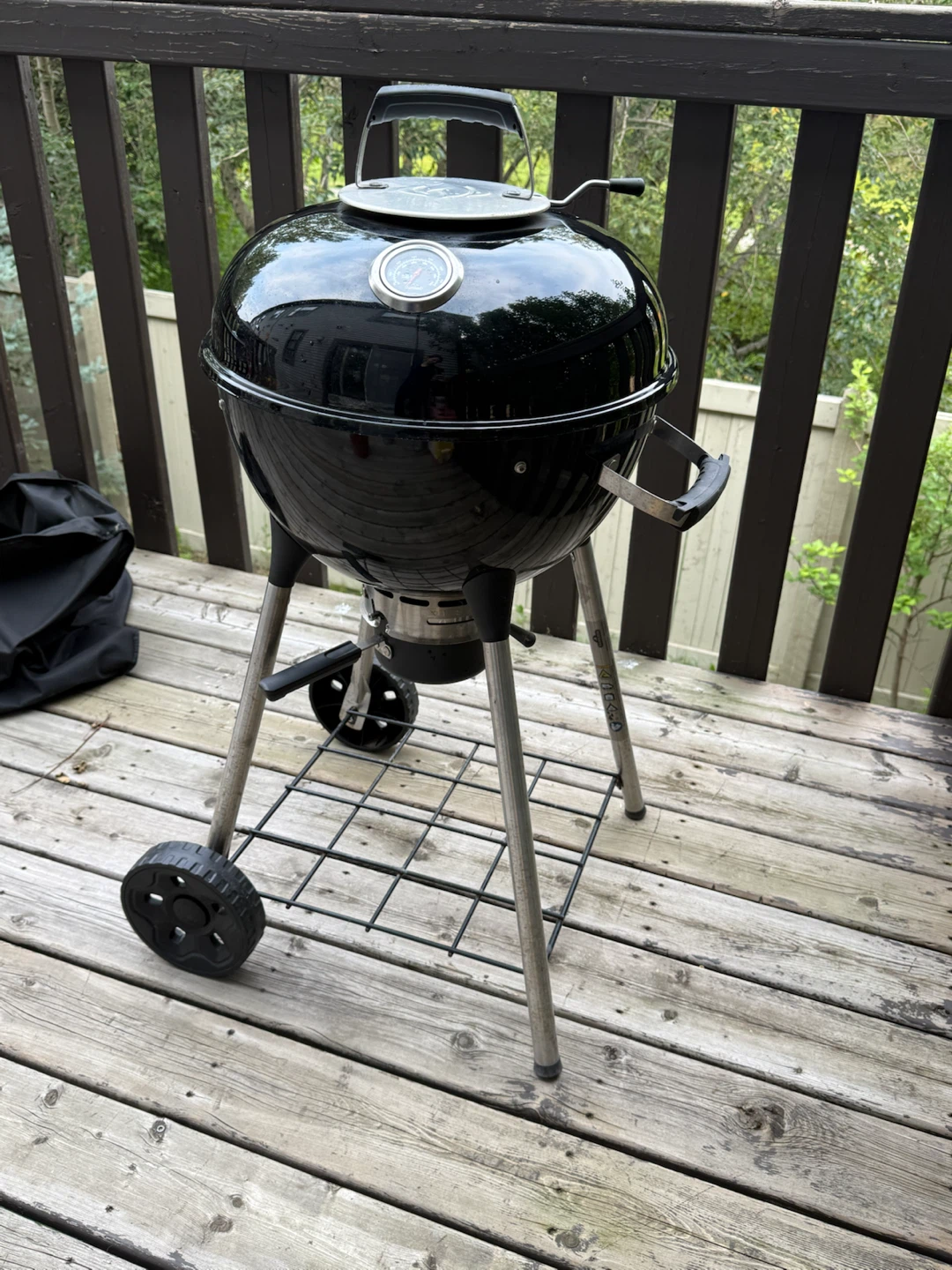 Napoleon Premium 18” Charcoal Kettle Grill + Cover