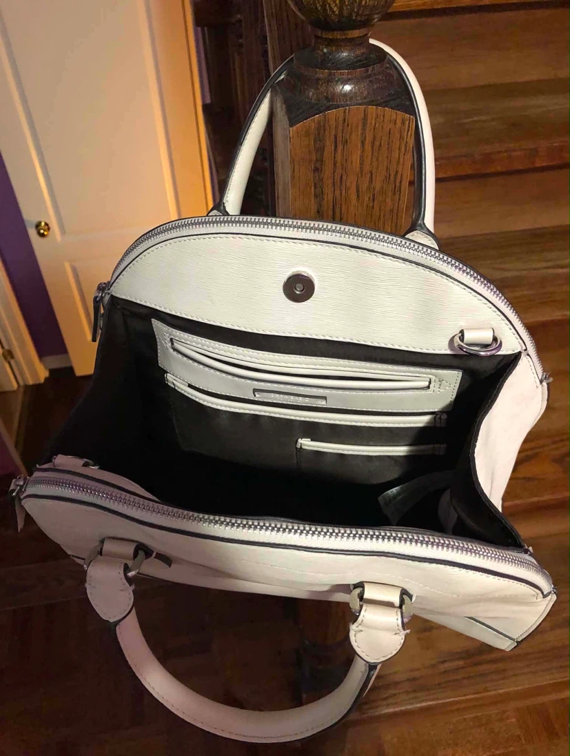 White Dome Satchel Handbag - photo 3