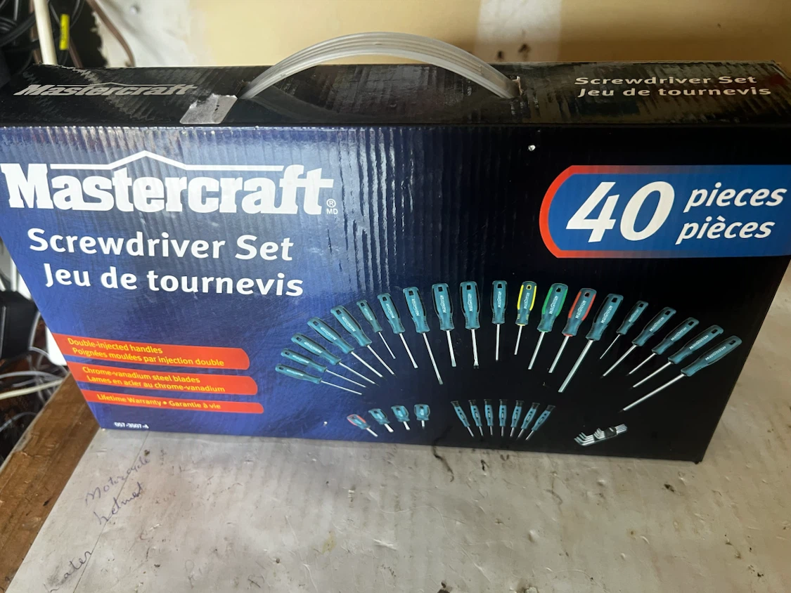 Mastercraft Screwdriver Set - 40 Pieces
