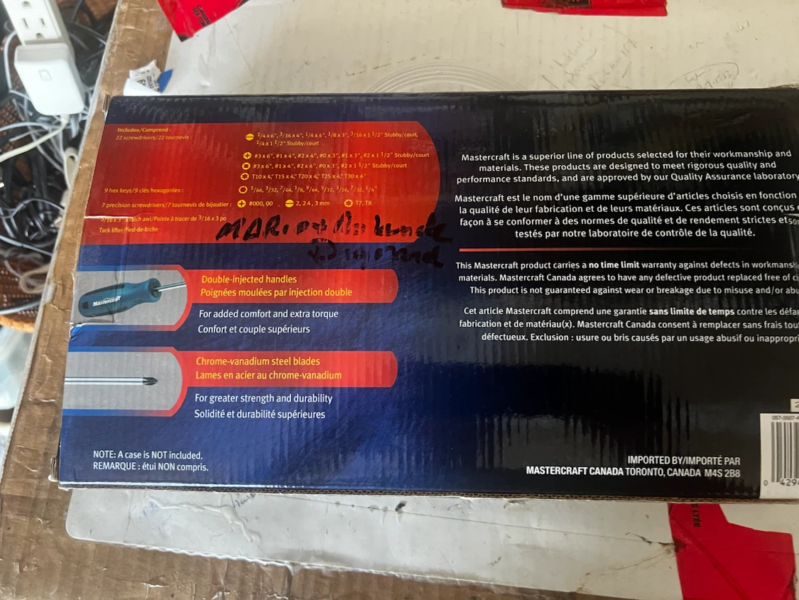 Mastercraft Screwdriver Set - 40 Pieces - photo 3