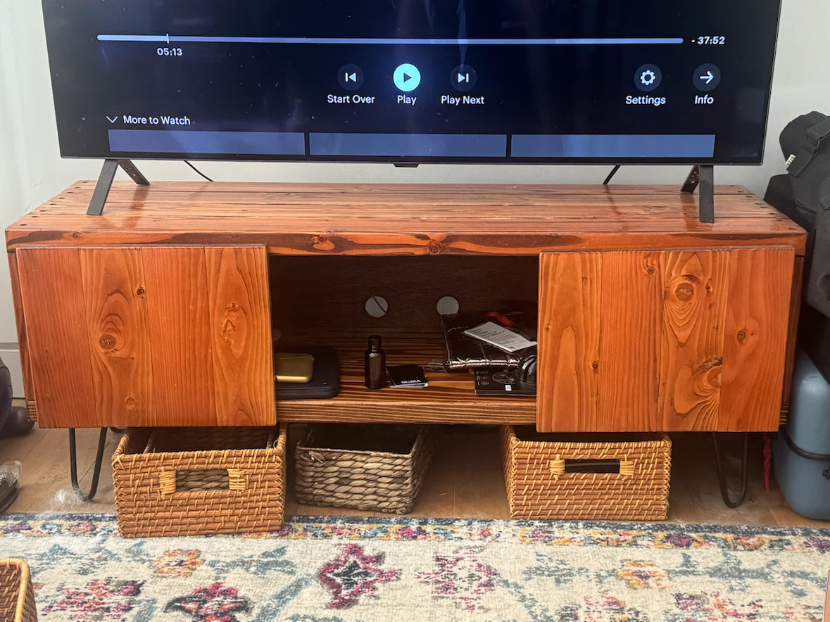 Solid Wood TV Stand