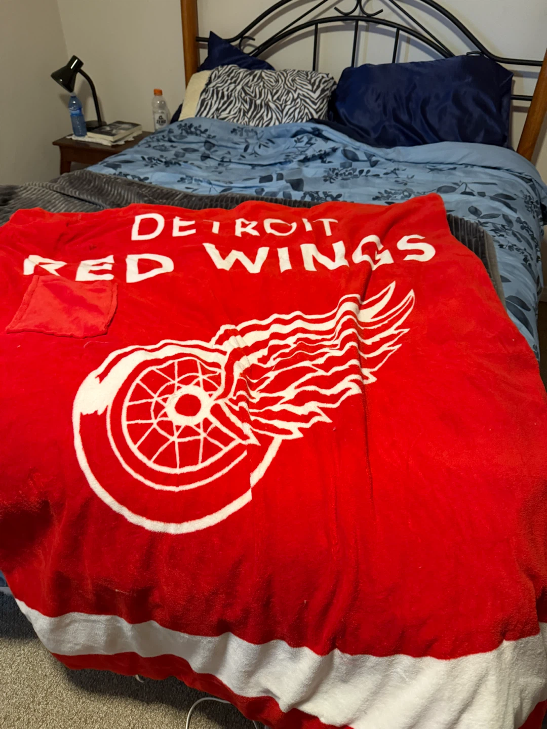 Detroit Red Wings Electric Heated Blanket