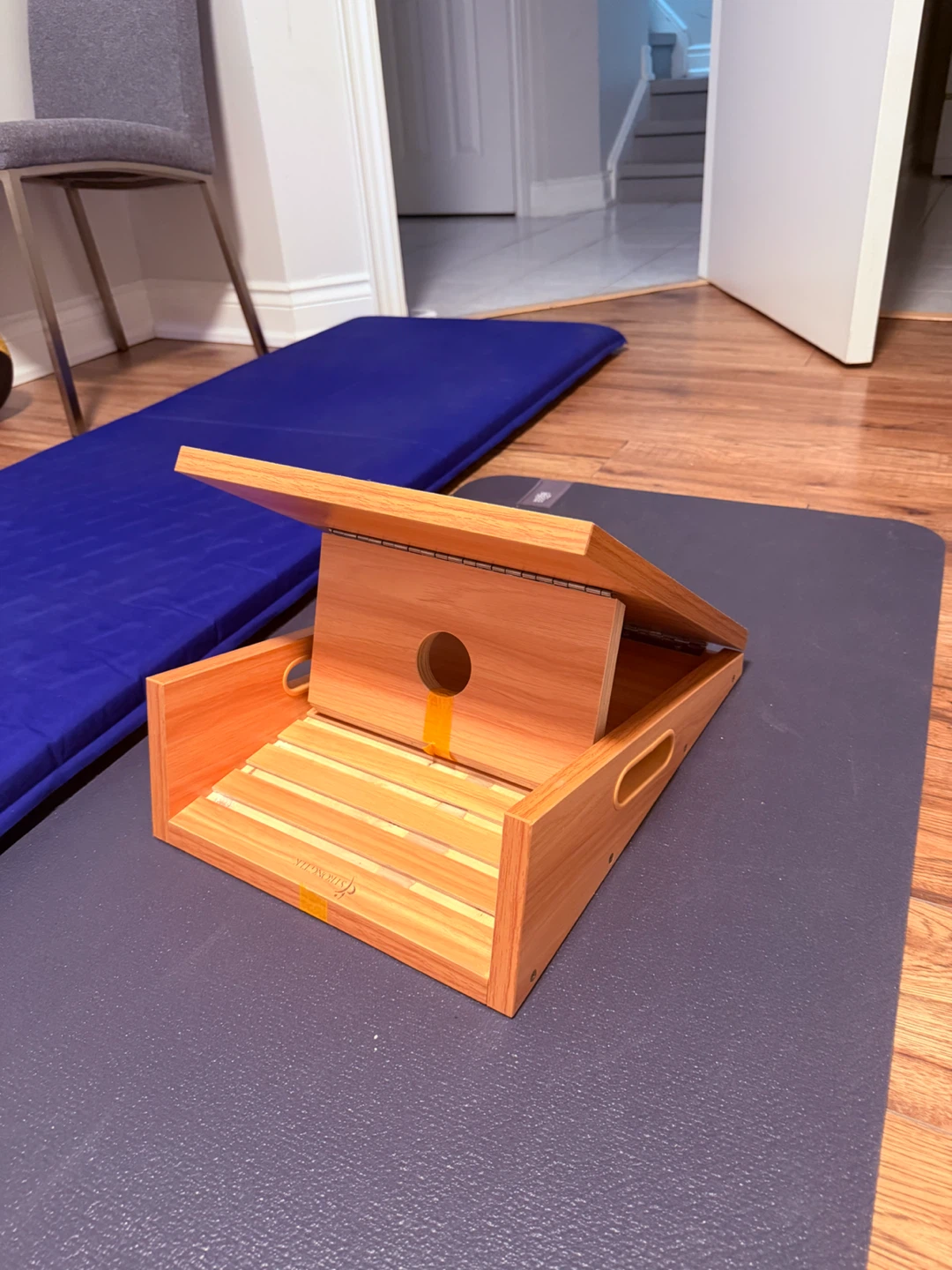 Adjustable Wooden Calf Stretch / Slant Board – Like New - photo 2