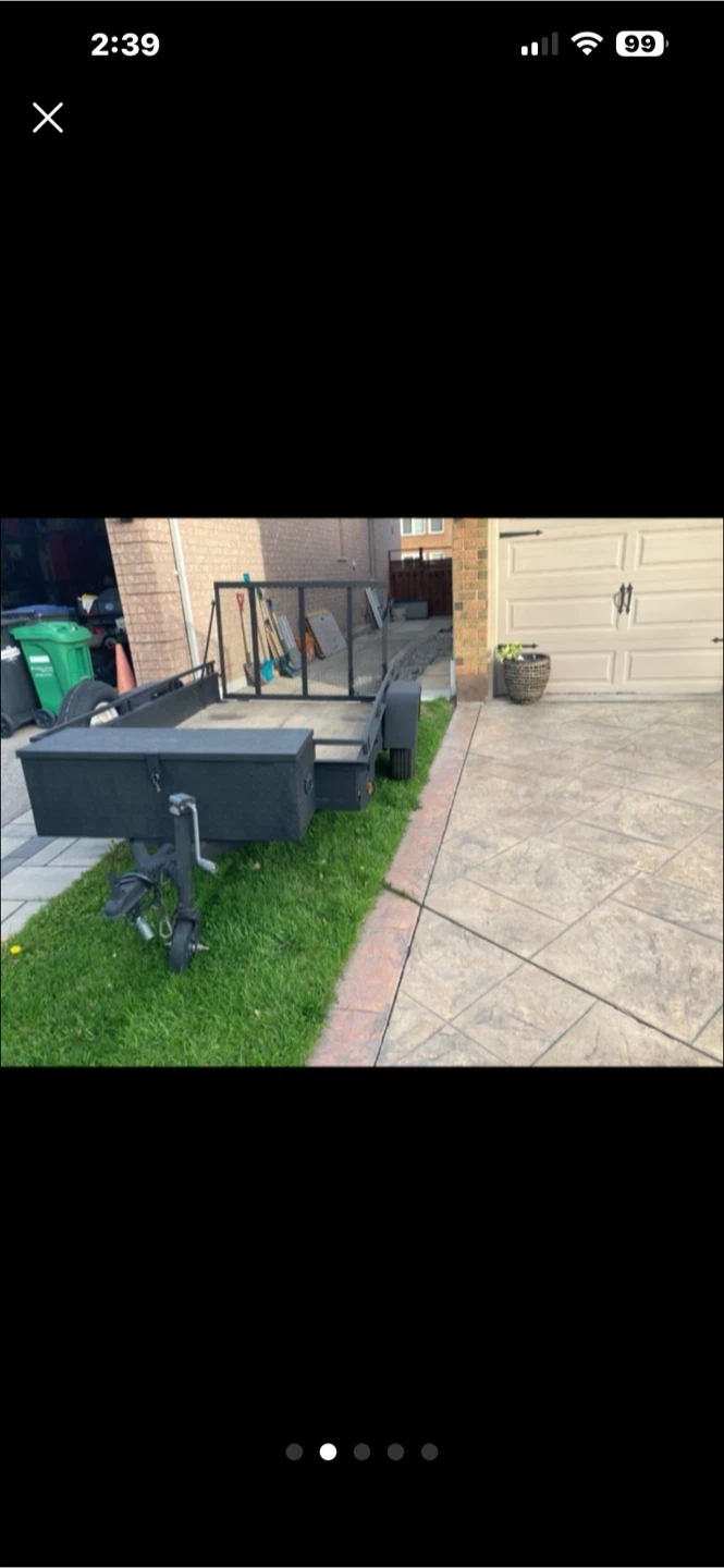 5x8 Utility Trailer with Storage Box - photo 3