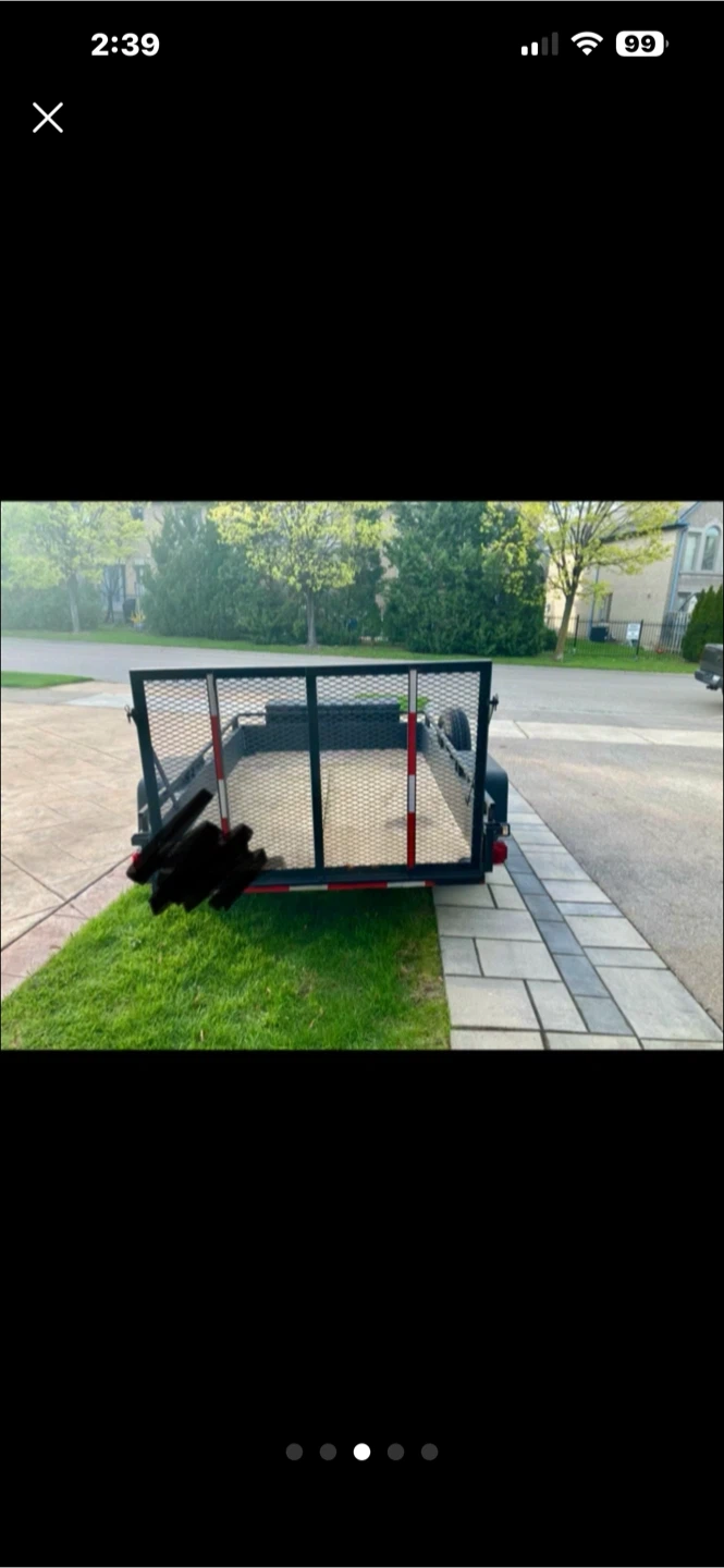5x8 Utility Trailer with Storage Box - photo 4