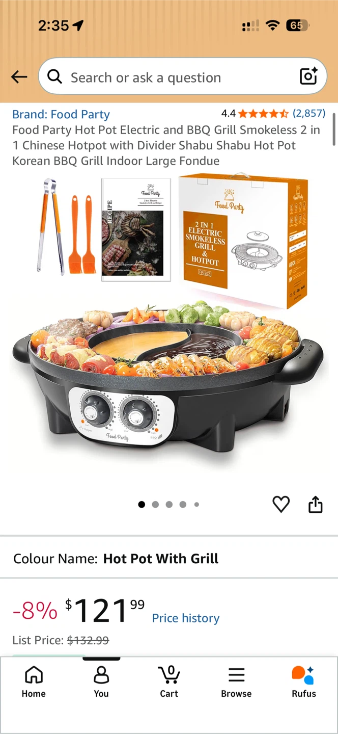 Food Party Electric Hot Pot and Grill - photo 4