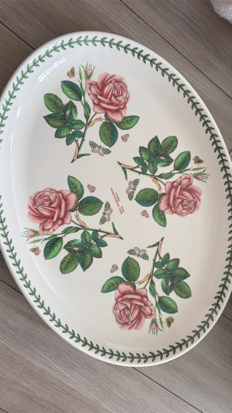 Portmeirion Botanic Garden Rose Serving Platter - photo 3