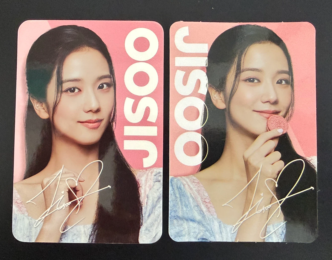Oreo x Blackpink Photocards - Jisoo (01 & 06)