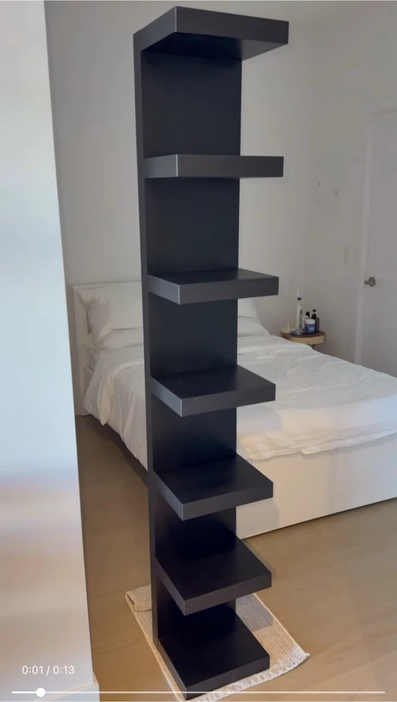 IKEA LACK Shelf Unit Black-Brown