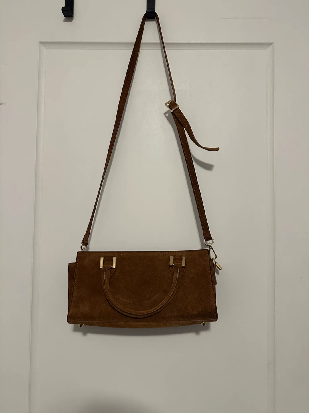 Marlon Brown Suede Handbag - photo 3