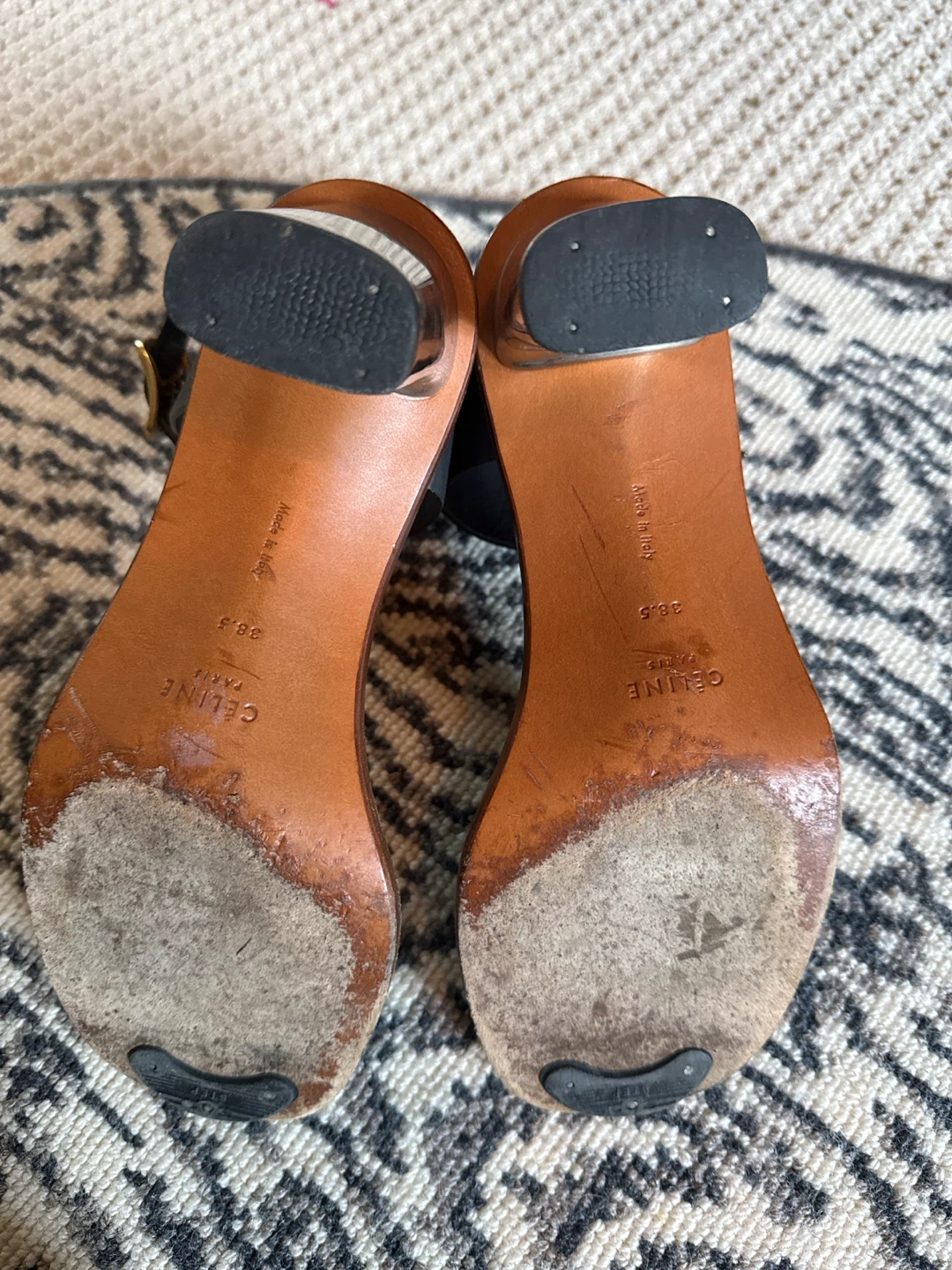 Celine Block Heel Sandals - photo 2