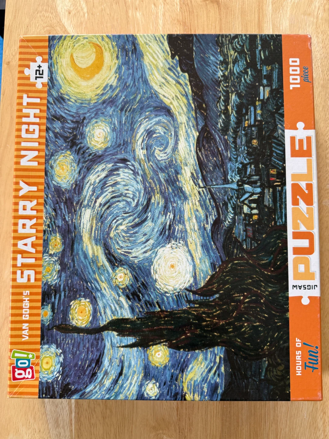 Go! Van Gogh's Starry Night 1000 Piece Jigsaw Puzzle