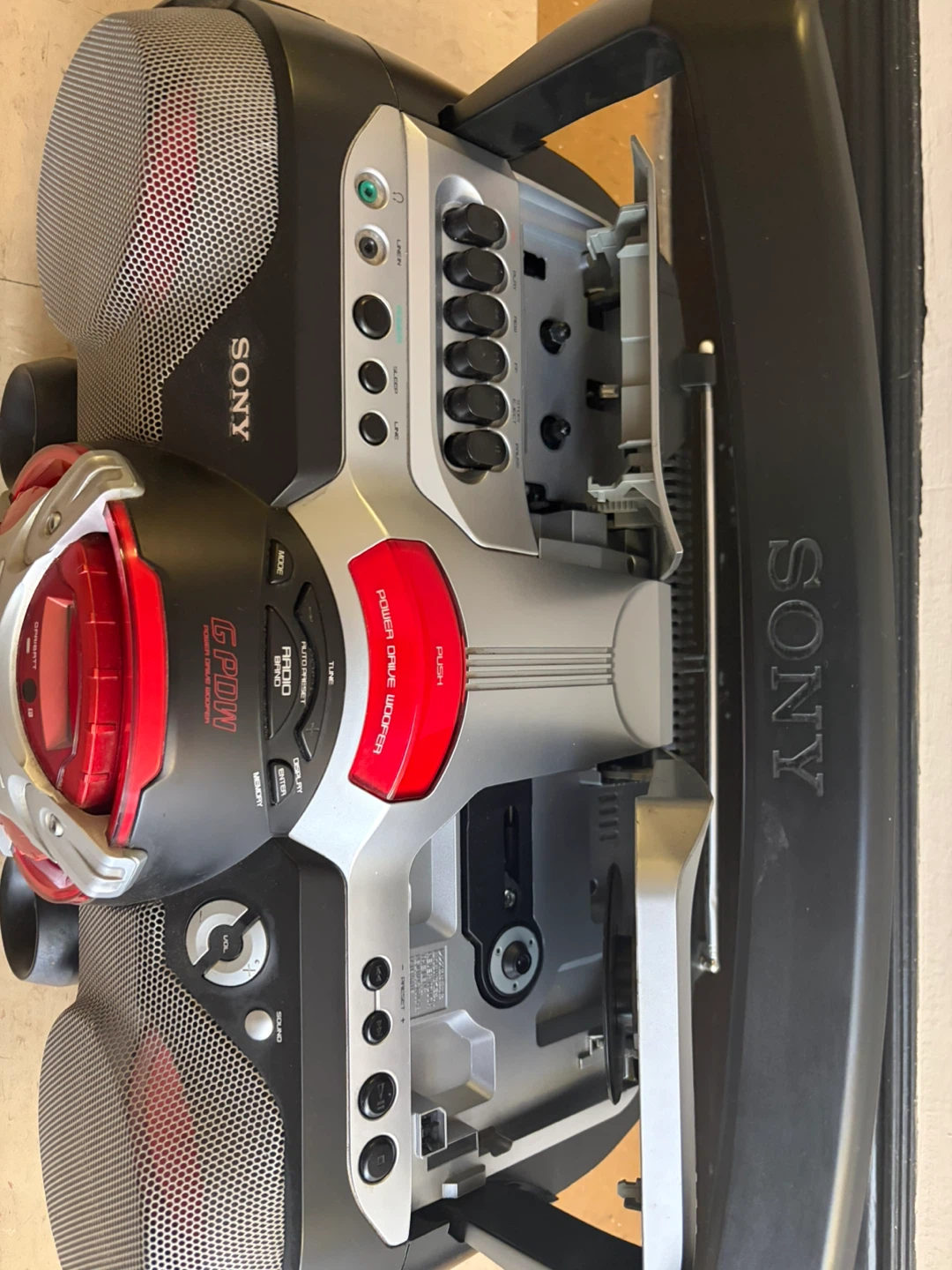 Sony CFD-DS60S Boombox CD Player Radio Cassette - photo 3