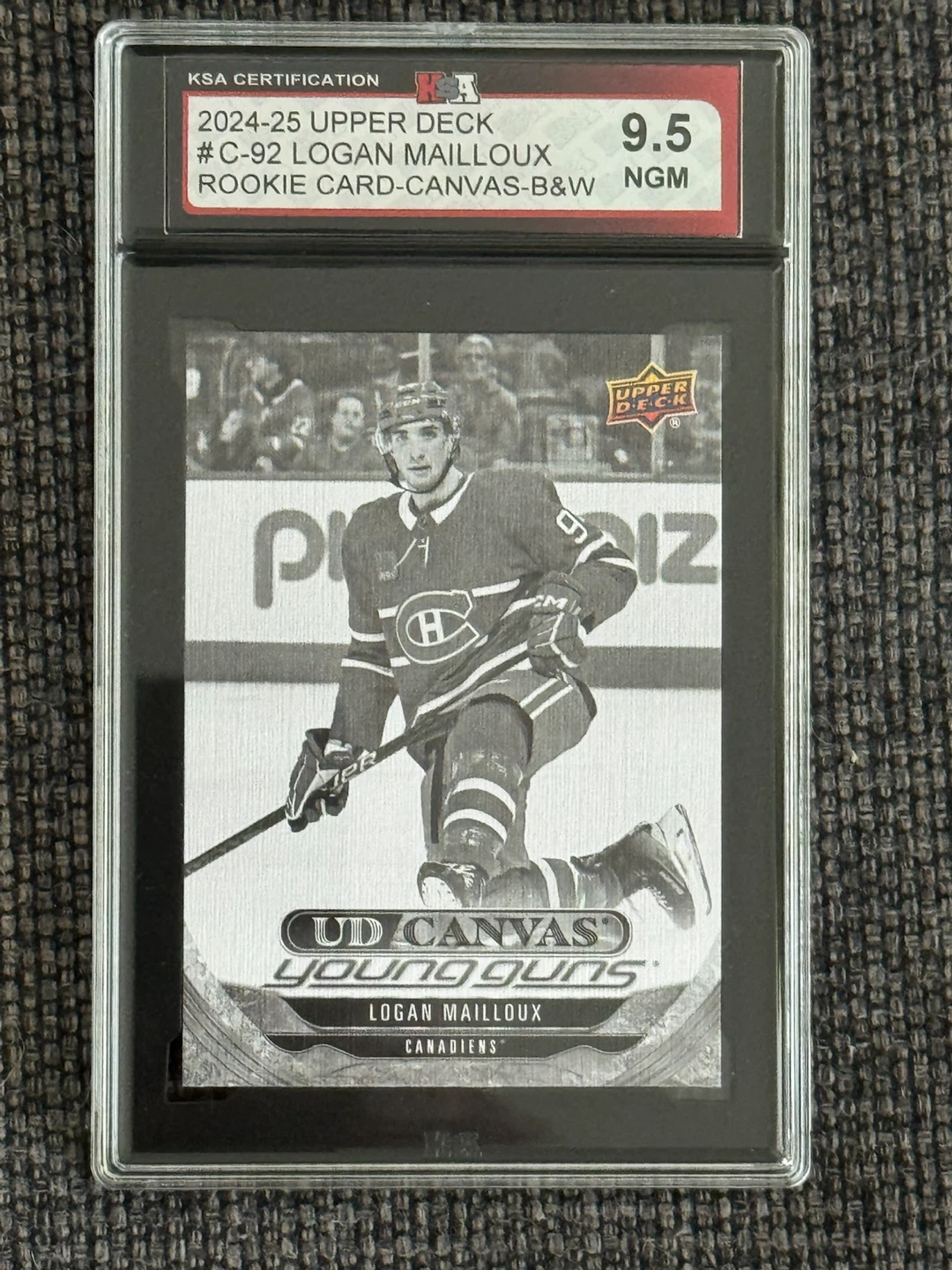 2024-25 Upper Deck Logan Mailloux Rookie Card #C-92