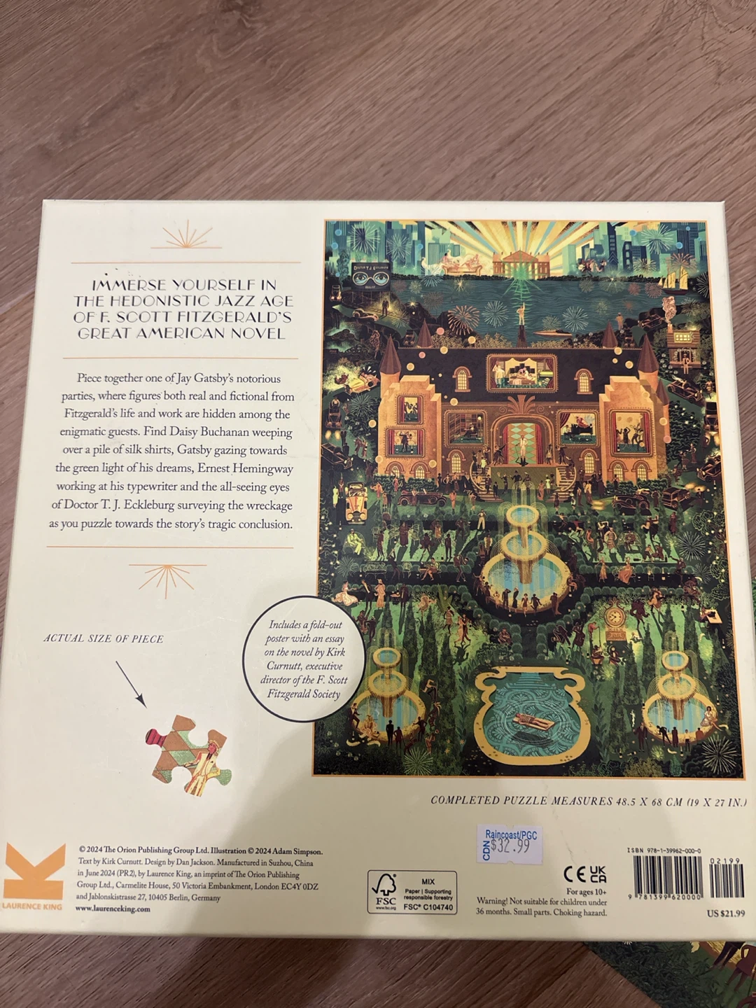 The World of The Great Gatsby Jigsaw Puzzle - photo 3